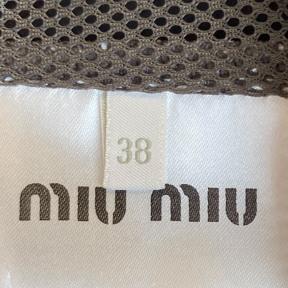 MIU MIU テクニカルシルクジップブルゾンML1220 古着・中古-5枚目のアイテム画像