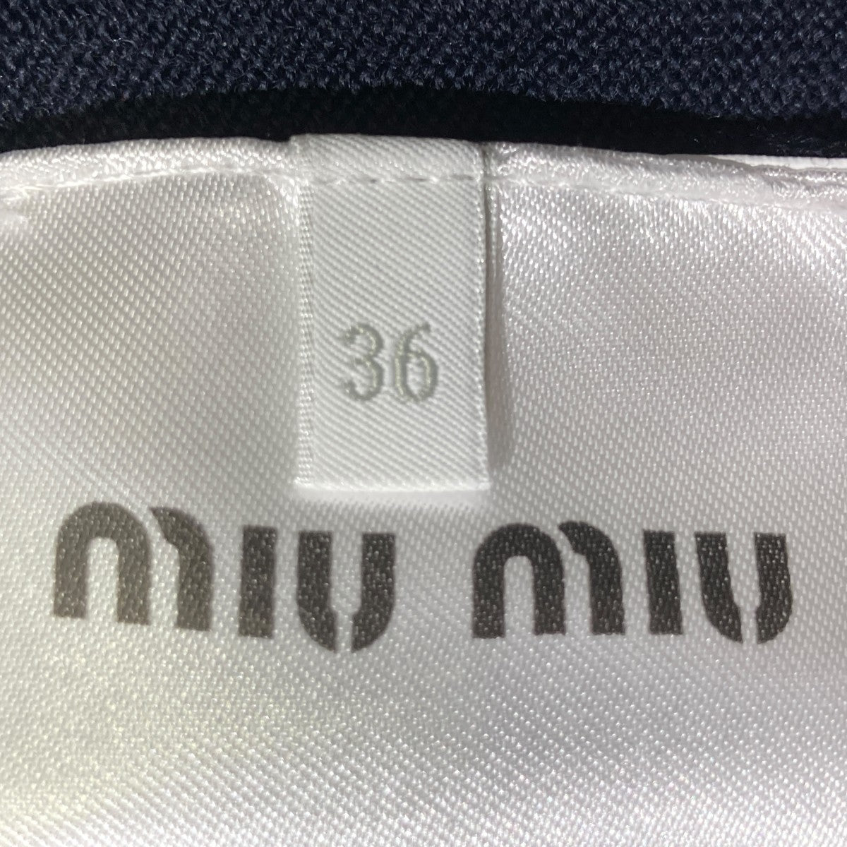 MIU MIU 薄手ニットMMLA85SOOO16WS 古着・中古-5枚目のアイテム画像