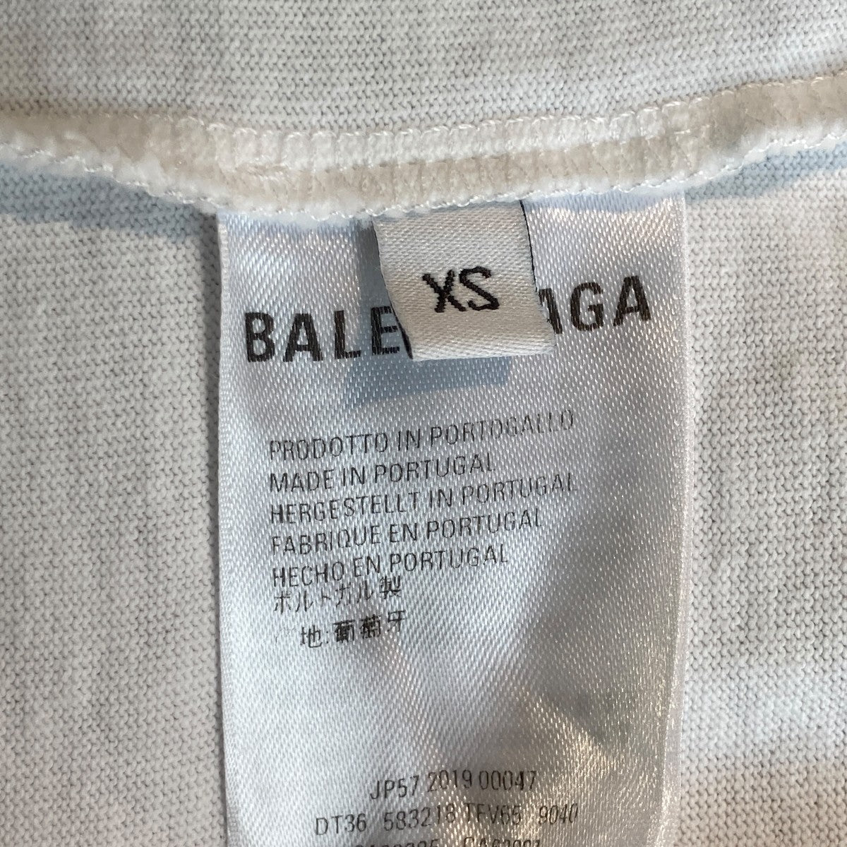 BALENCIAGA Tシャツ583218 TFV65 古着・中古-5枚目のアイテム画像