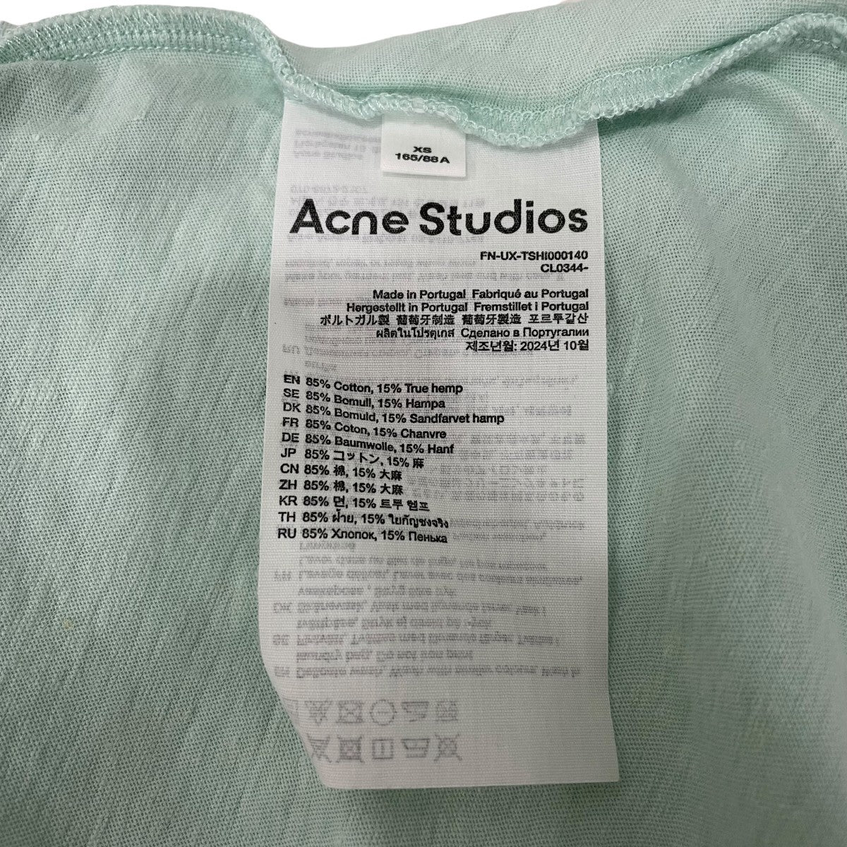 ACNE STUDIOS 半袖ＴシャツFNUXTSHI000140 古着・中古-8枚目のアイテム画像