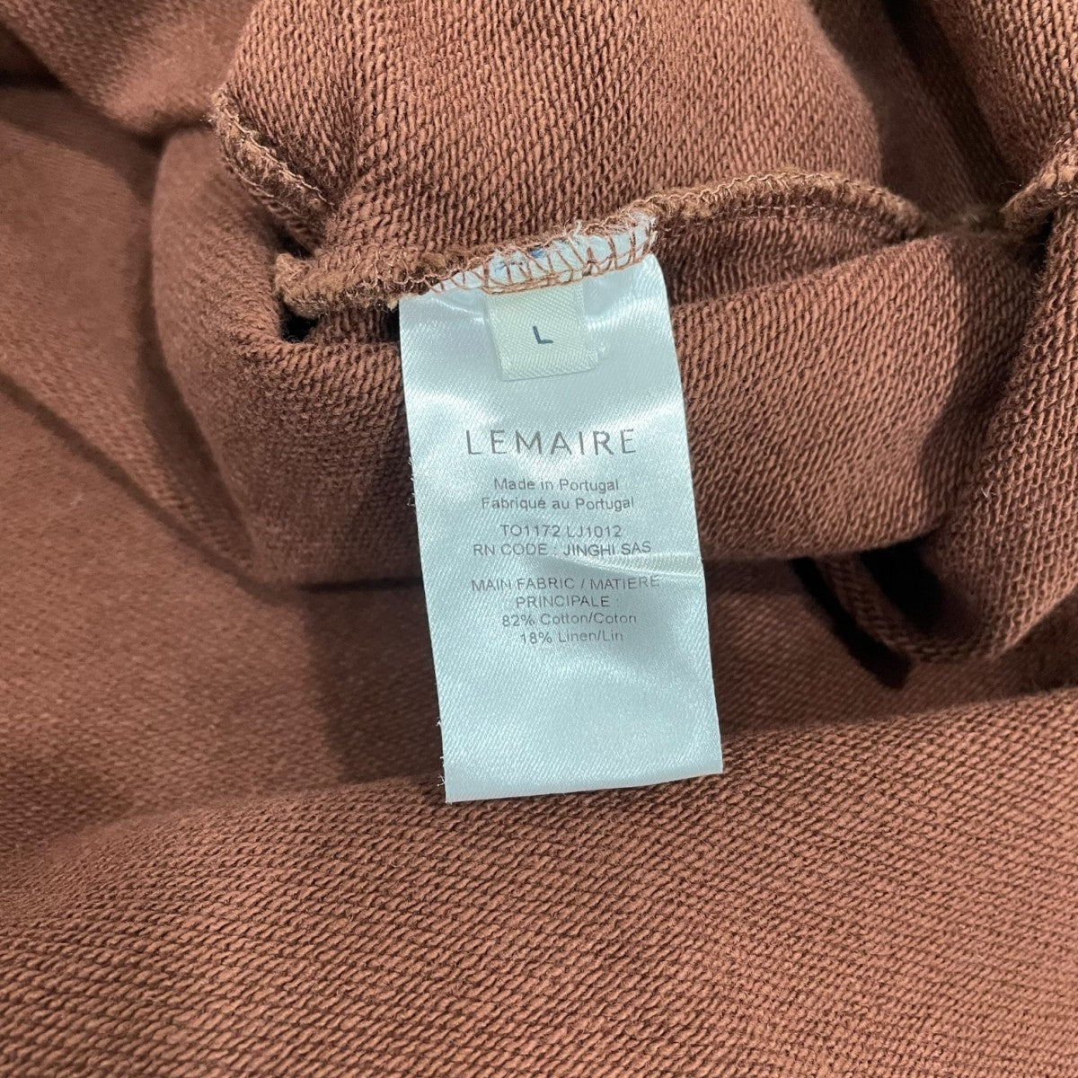 LEMAIRE パーカーTO1172 LJ1012 古着・中古-6枚目のアイテム画像