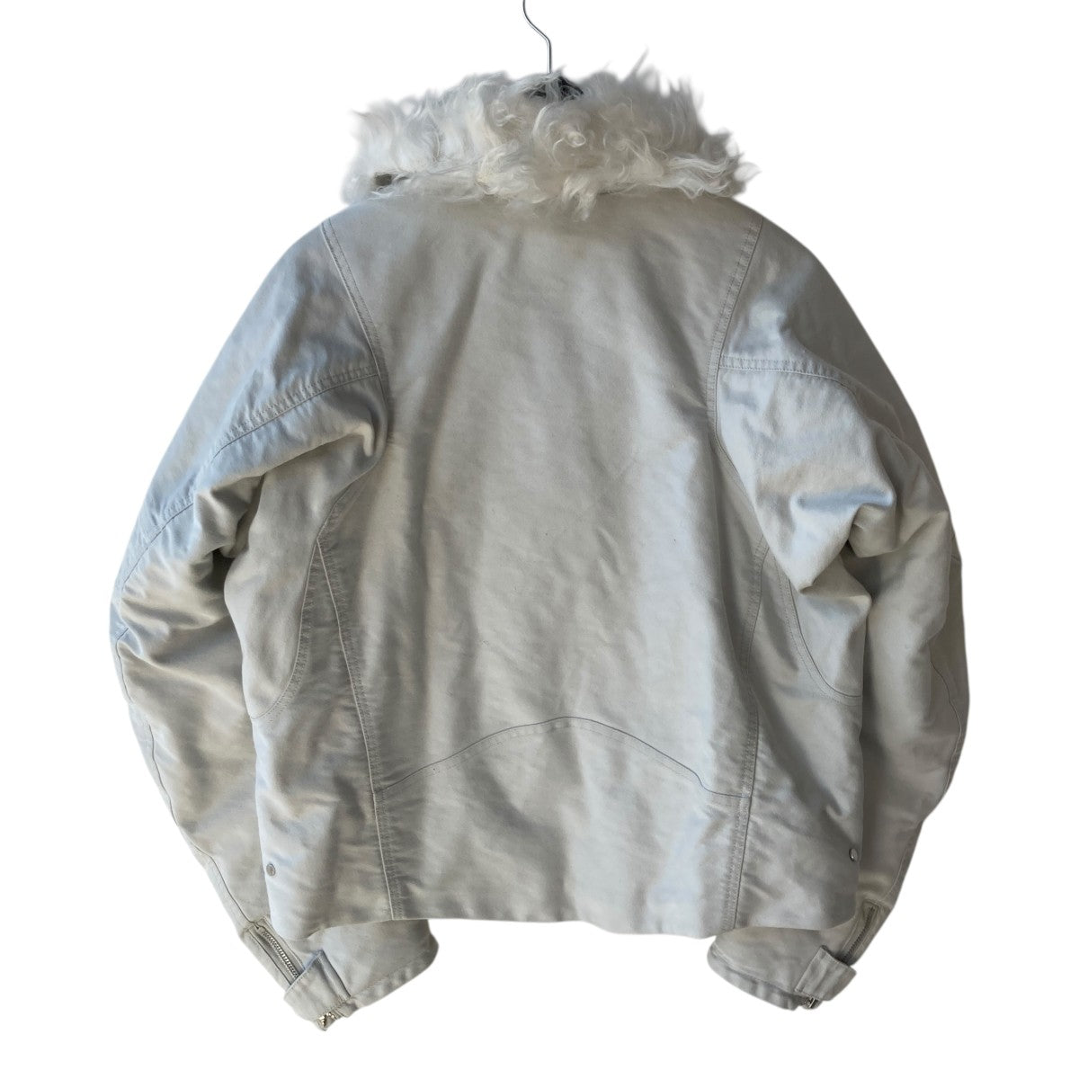 NVRFRGT PADDED SHEARING COLLAR BIKER JACKETジャケットNF252J03 古着・中古-2枚目のアイテム画像