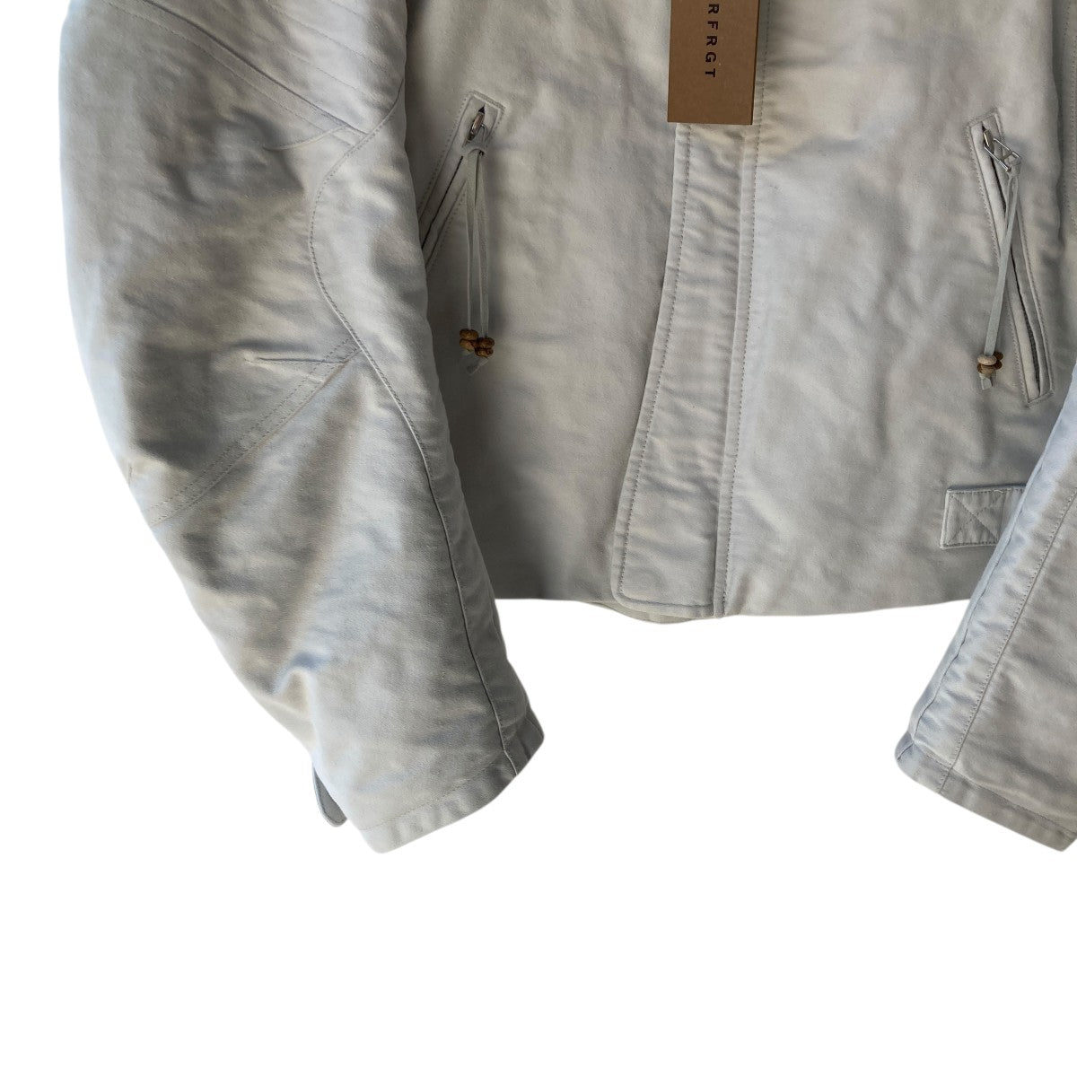 NVRFRGT PADDED SHEARING COLLAR BIKER JACKETジャケットNF252J03 古着・中古-4枚目のアイテム画像