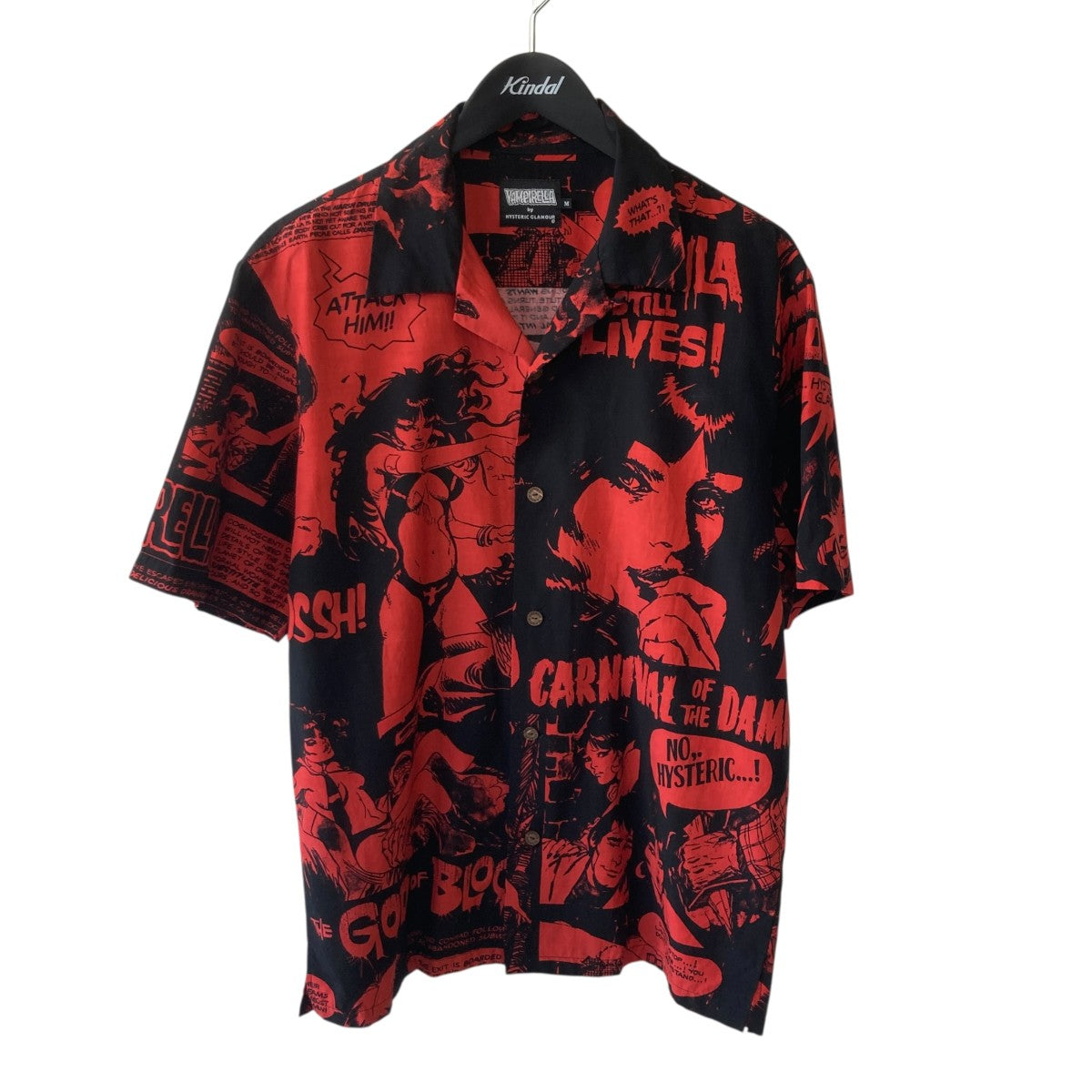 Hysteric Glamour VAMPIRELLA The Essential Warren Years半袖シャツ02211AH14 古着・中古-1枚目のアイテム画像