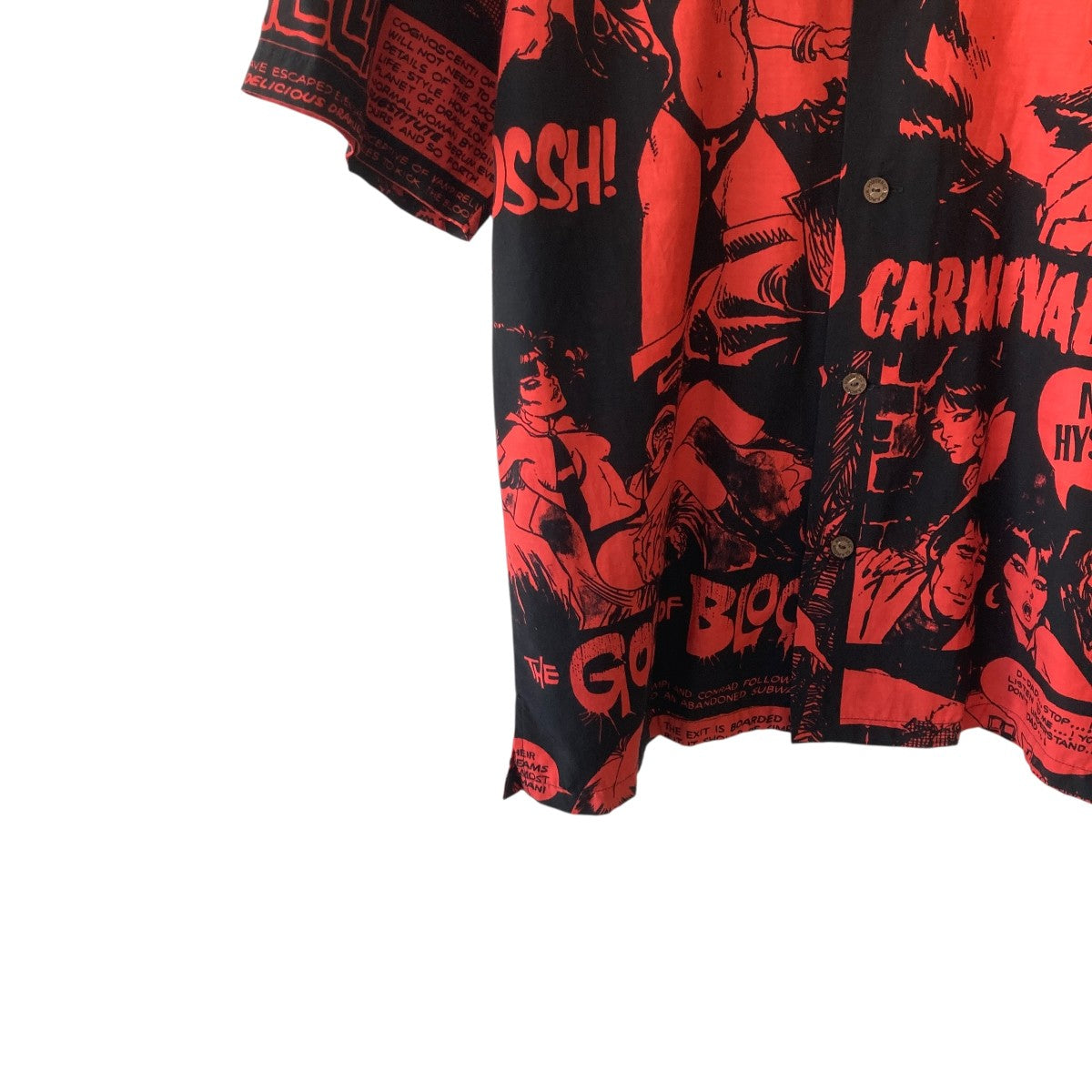 Hysteric Glamour VAMPIRELLA The Essential Warren Years半袖シャツ02211AH14 古着・中古-4枚目のアイテム画像