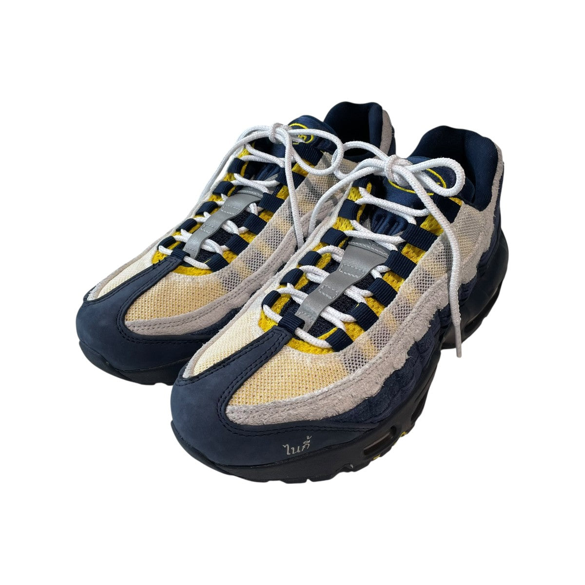 NIKE SB Eric Koston Air Max 95 Obsidian and Speed YellowローカットスニーカーHQ8492-400 古着・中古-1枚目のアイテム画像