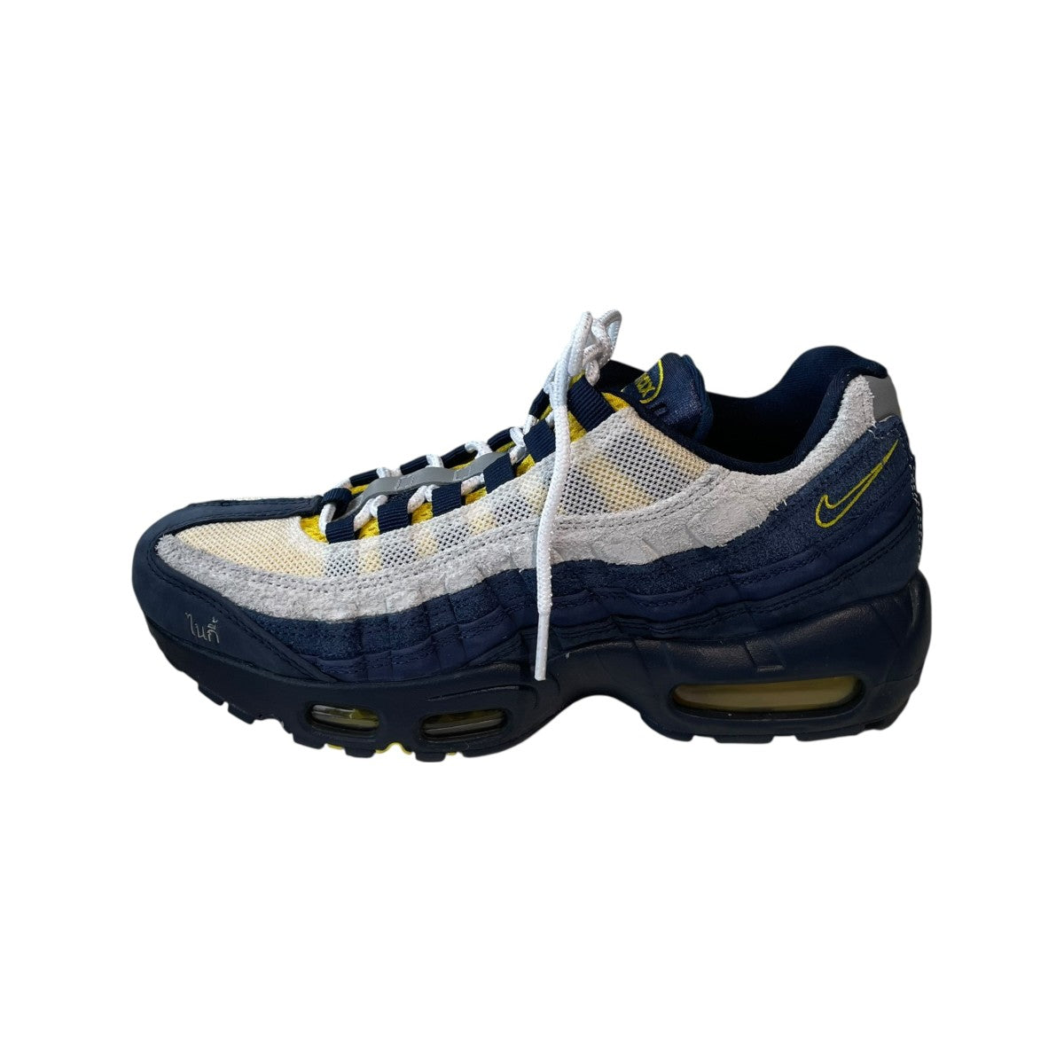 NIKE SB Eric Koston Air Max 95 Obsidian and Speed YellowローカットスニーカーHQ8492-400 古着・中古-2枚目のアイテム画像