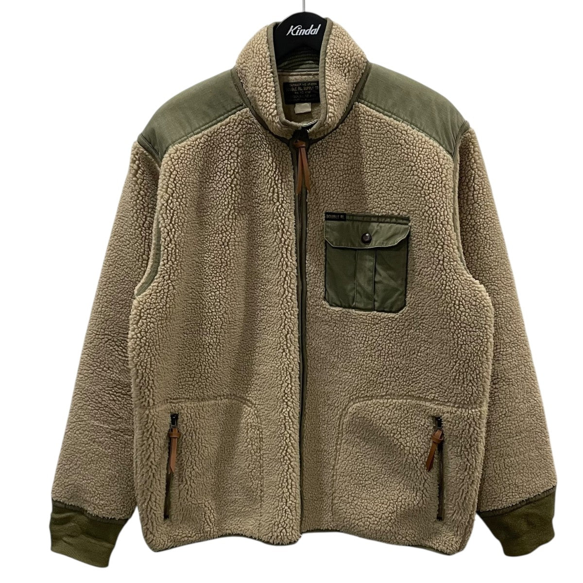 ジップアップフリースジャケット Funnel-neck faux-shearling jacket ファネルネック フェイクシアリング ジャケット 782758393001