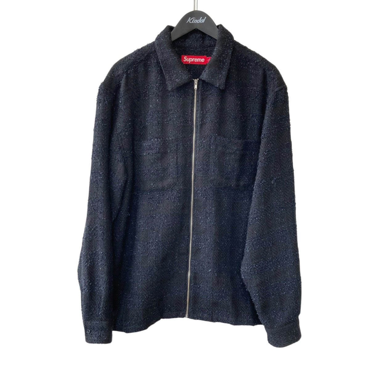 24AWBoucle Zip Up Shirtジップ アップ シャツジャケット