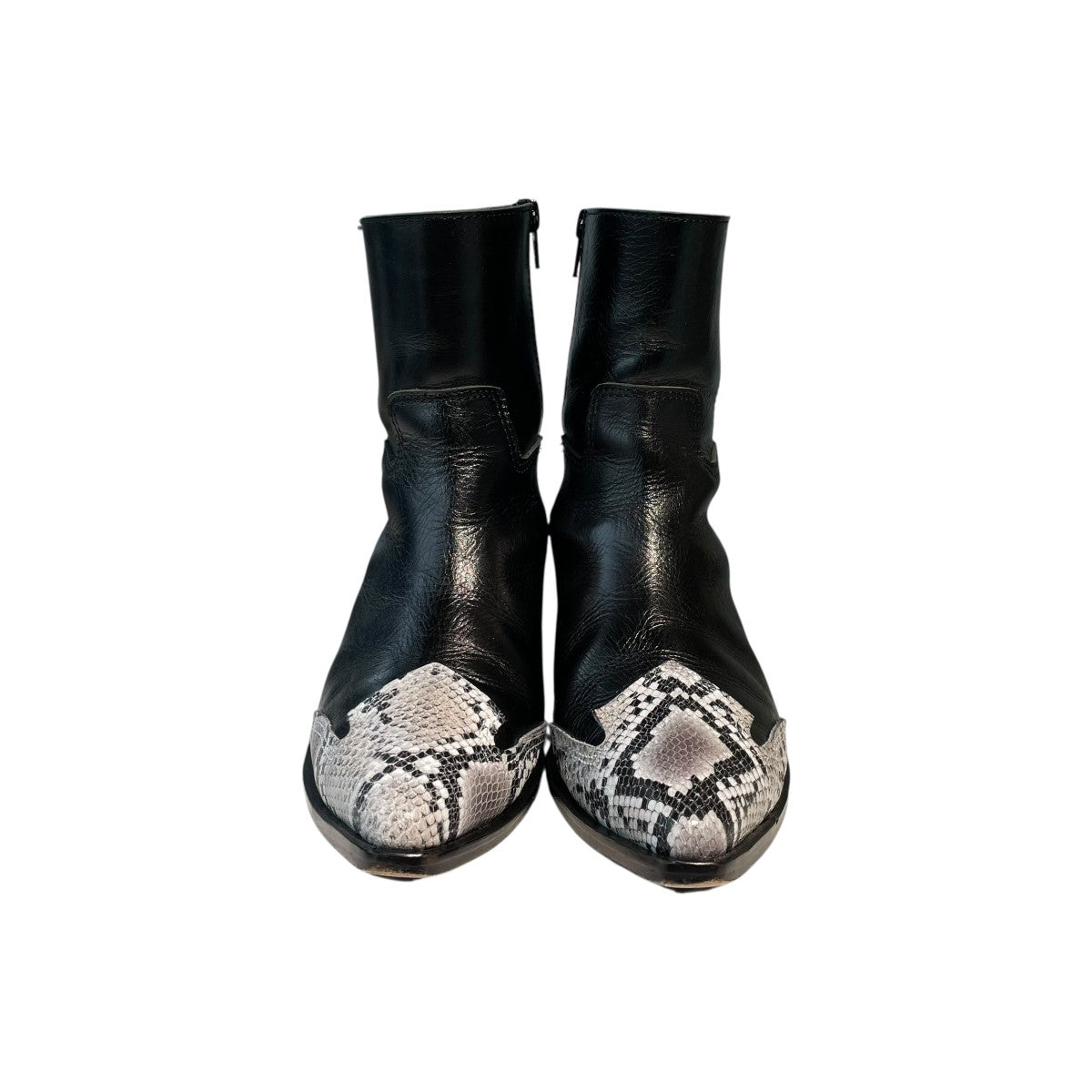 SNAKESKIN-PRINT BOOTSブーツJP-K104-001