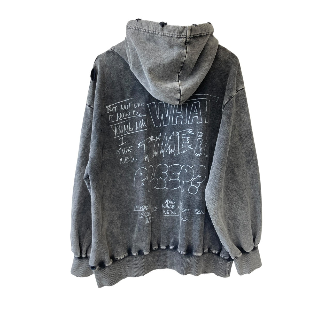 Maison MIHARA YASUHIRO(メゾンミハラヤスヒロ) Bleached Hoodieプル