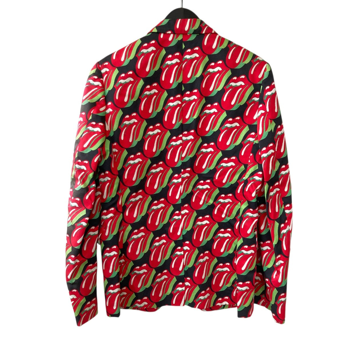 COMME des GARCONS HOMME PLUS 06SSローリングストーンズリップアンドタン総柄テーラードジャケットPQ-J041 古着・中古-2枚目のアイテム画像