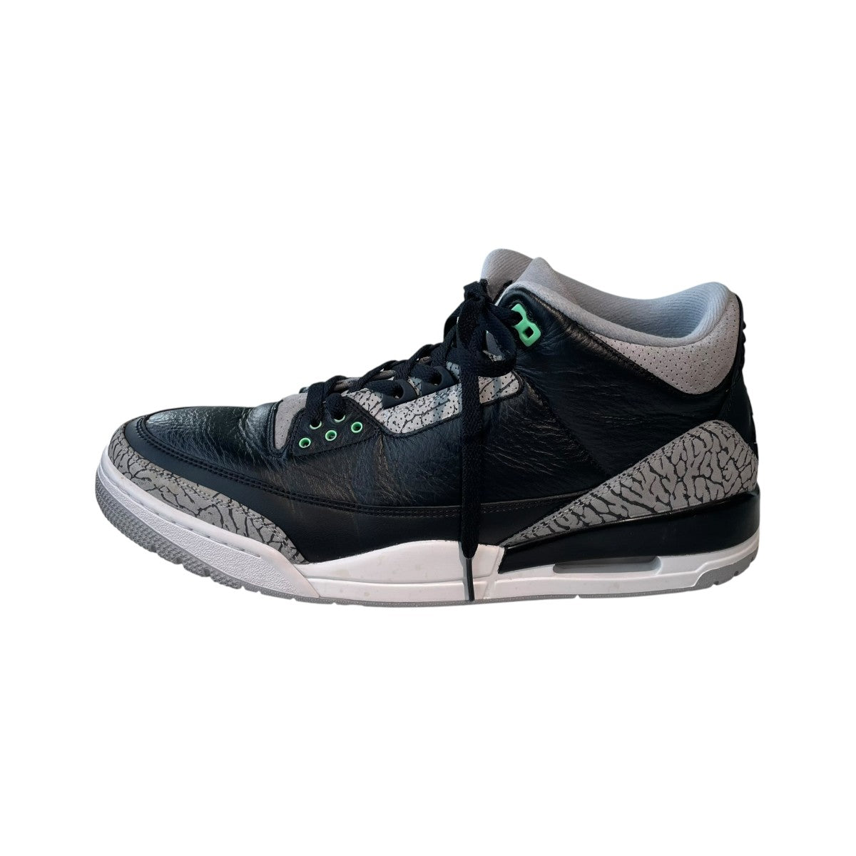 NIKE Air Jordan 3 Retro Green GlowローカットスニーカーCT8532-031 古着・中古-2枚目のアイテム画像
