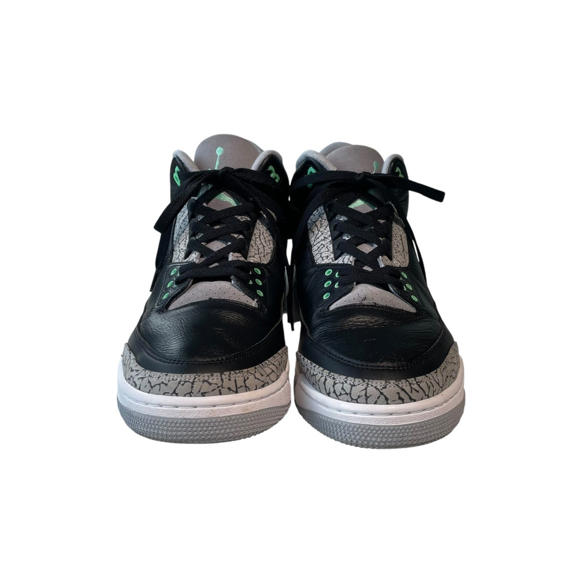 NIKE Air Jordan 3 Retro Green GlowローカットスニーカーCT8532-031 古着・中古-3枚目のアイテム画像