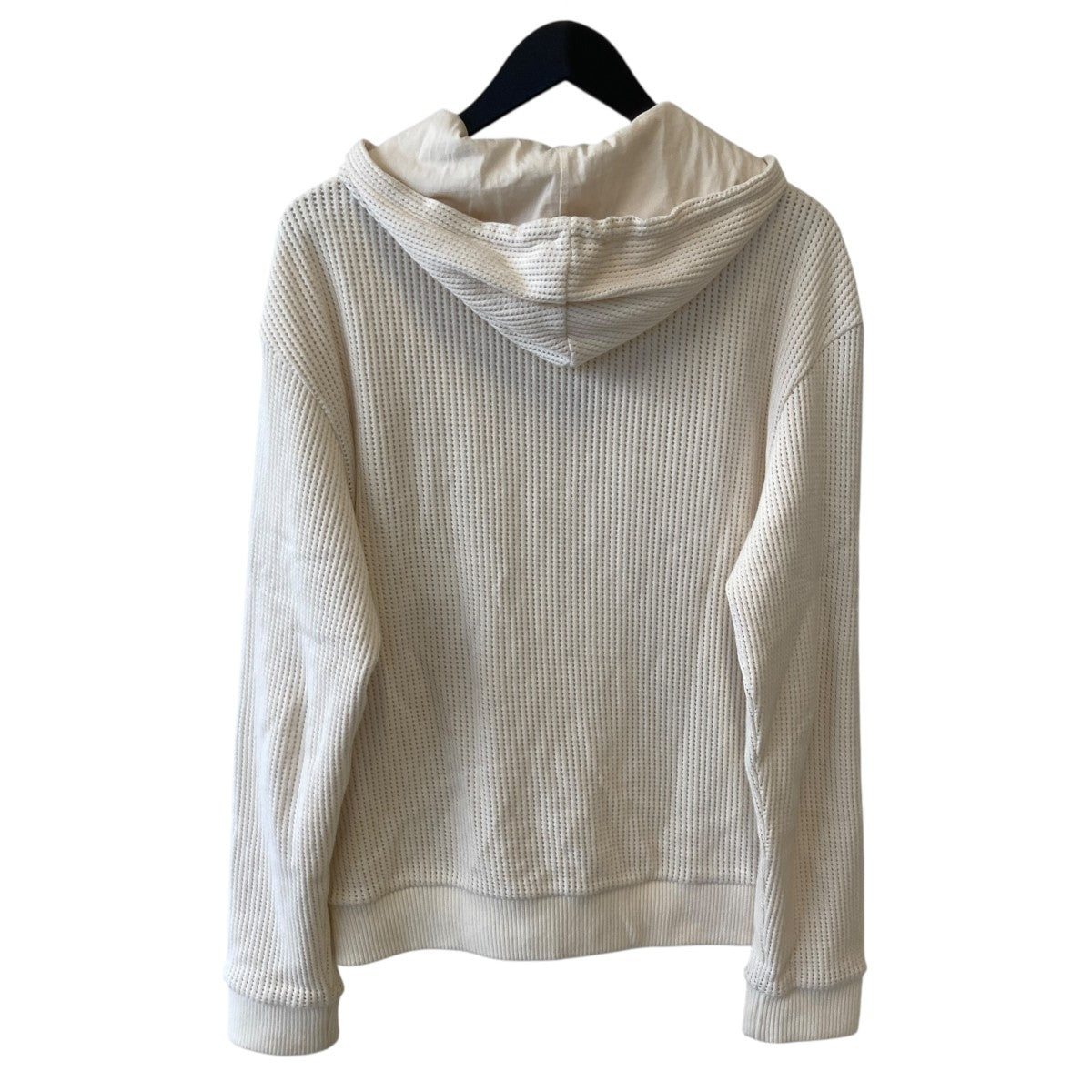 WALES BONNER Stereo Hoodie Ivoryジップパーカー 古着・中古-2枚目のアイテム画像