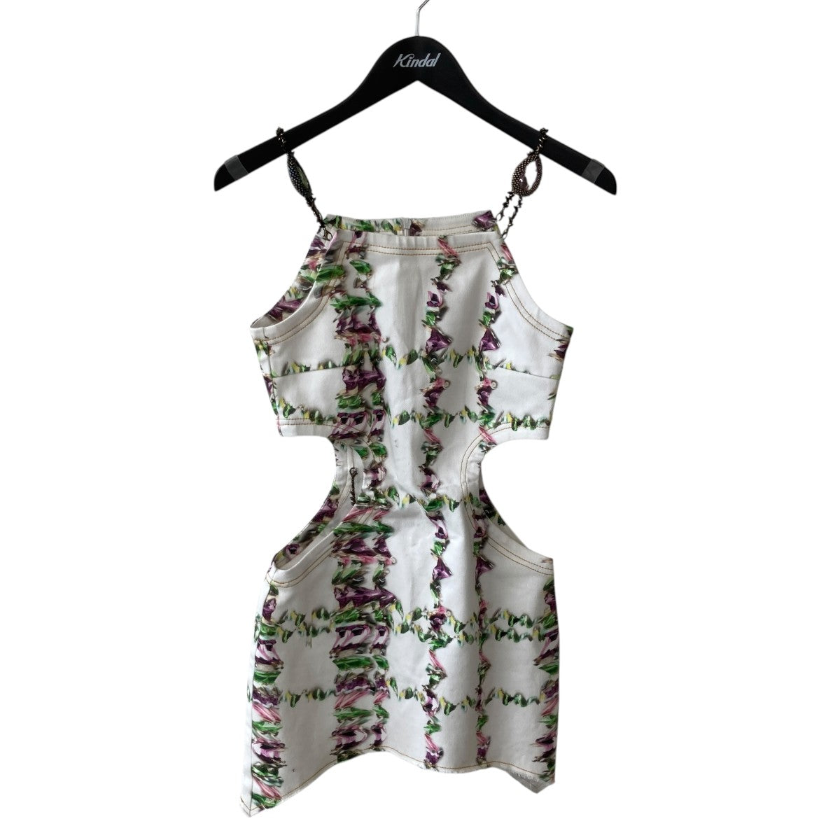 BIJOUX JEWEL STRAP DRESS花柄キャミワンピース
