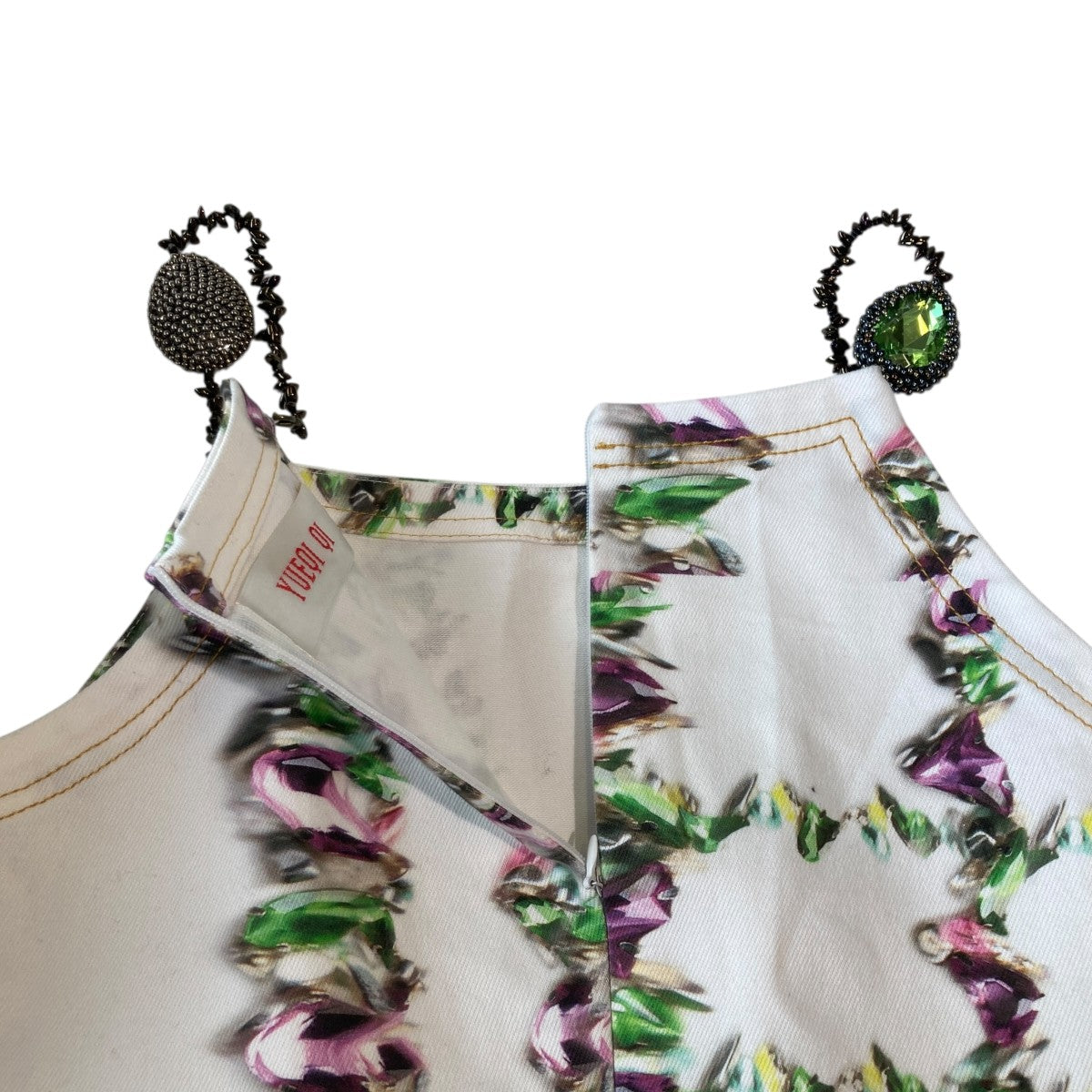 BIJOUX JEWEL STRAP DRESS花柄キャミワンピース