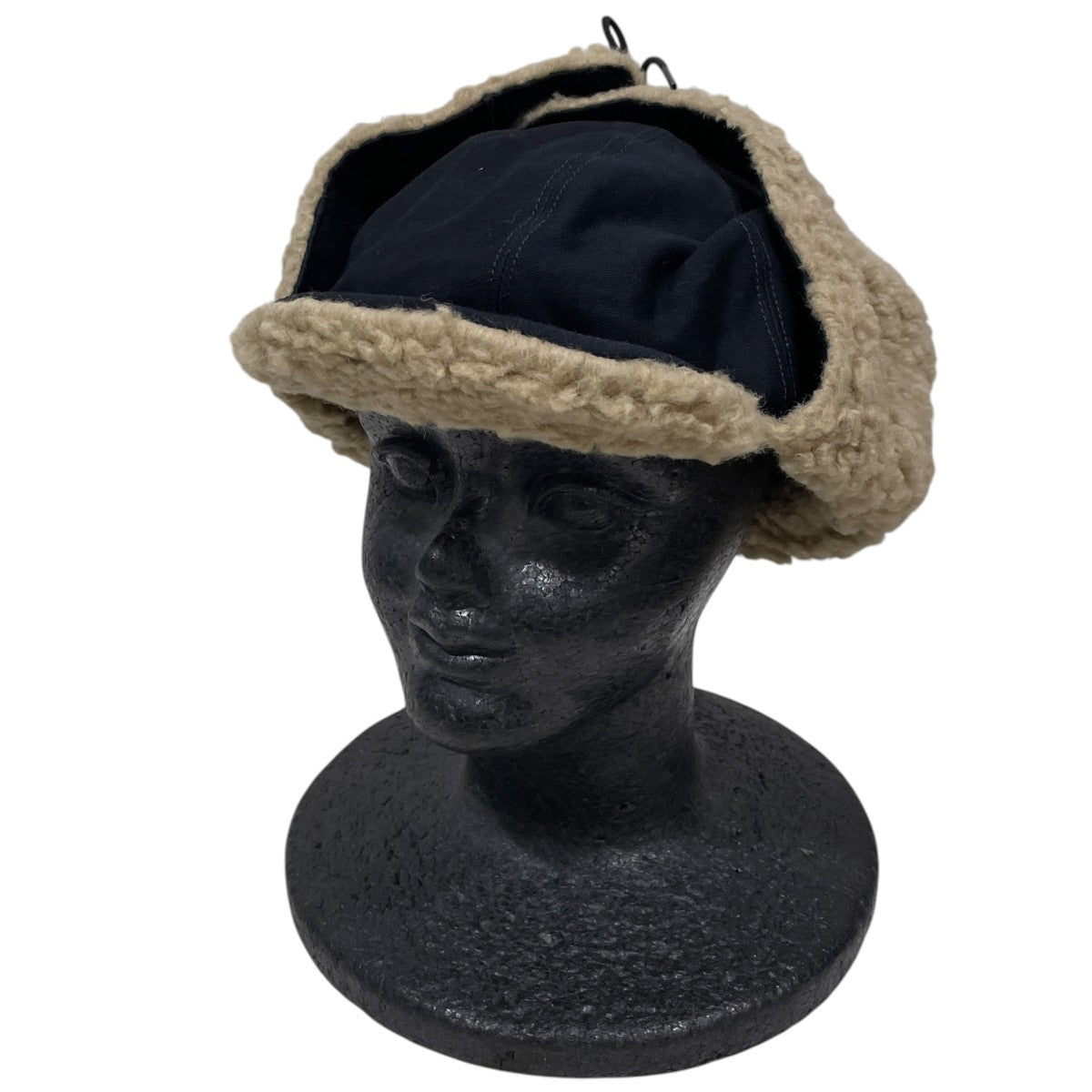 23AW フライトキャップ Satin x Boa bomber hat サテン×ボア ボンバーハット 81090293