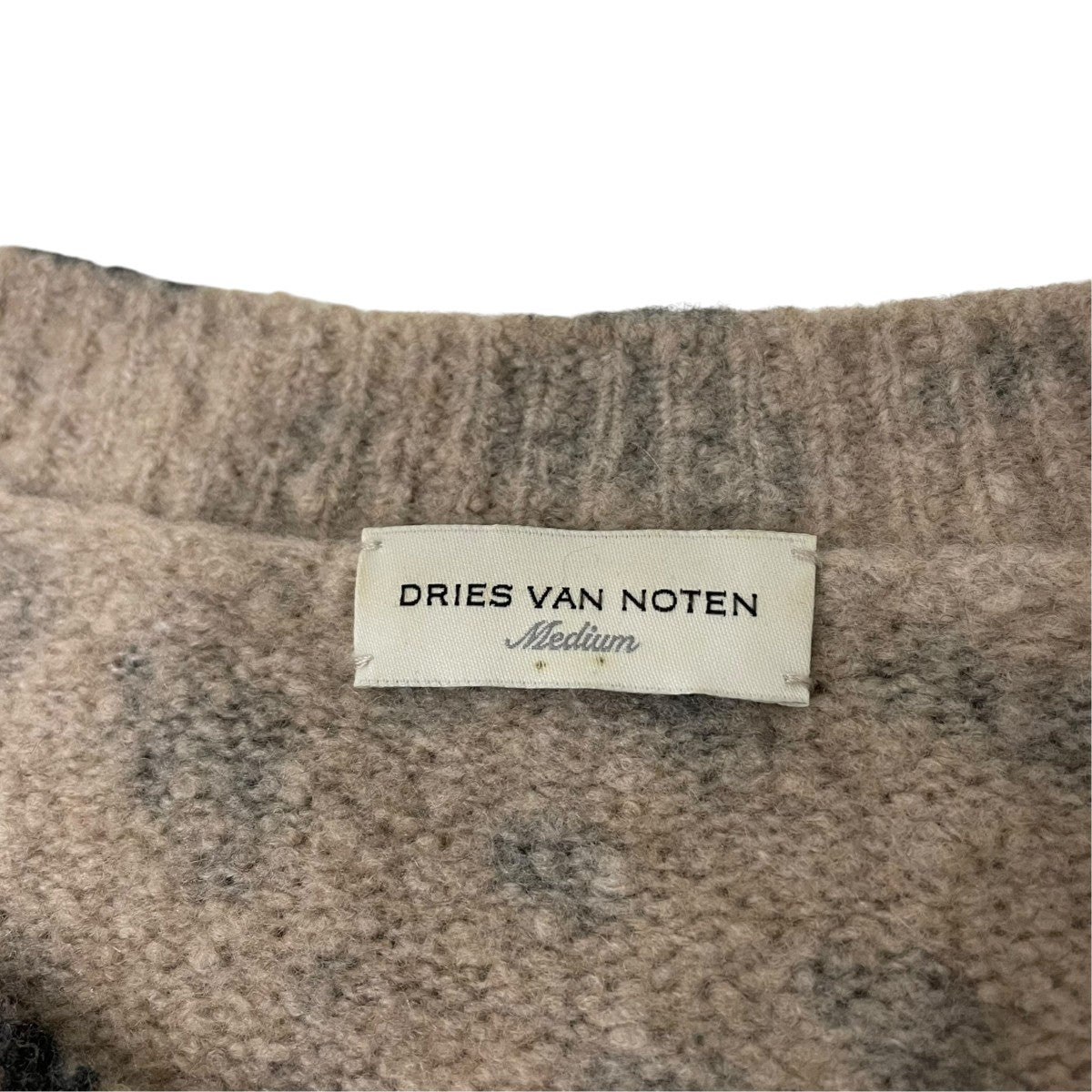 DRIES VAN NOTEN(ドリスヴァンノッテン) レオパードニット73-02-04