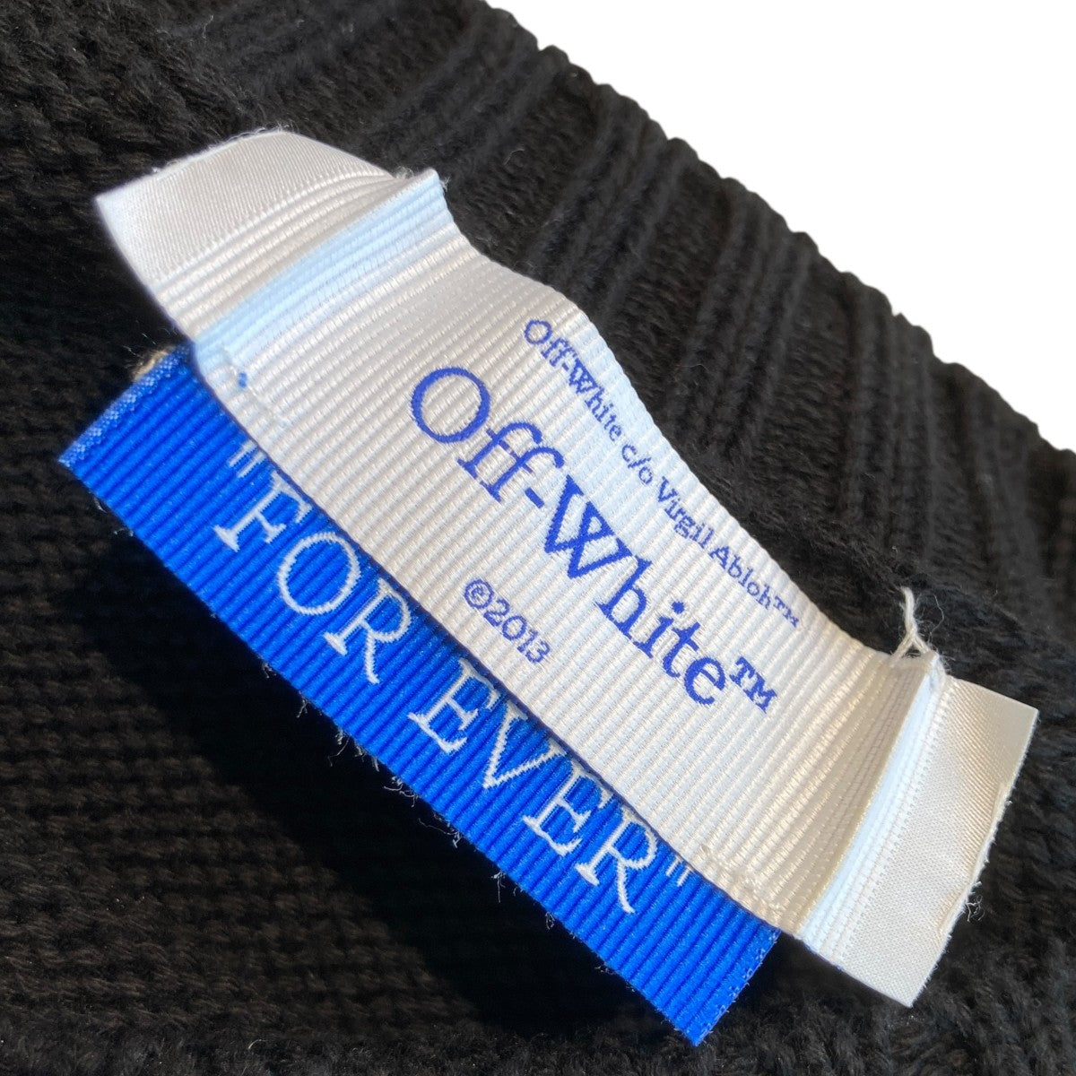 OFFWHITE 24AWニットセーターOMHE151C99KNI001 古着・中古-7枚目のアイテム画像