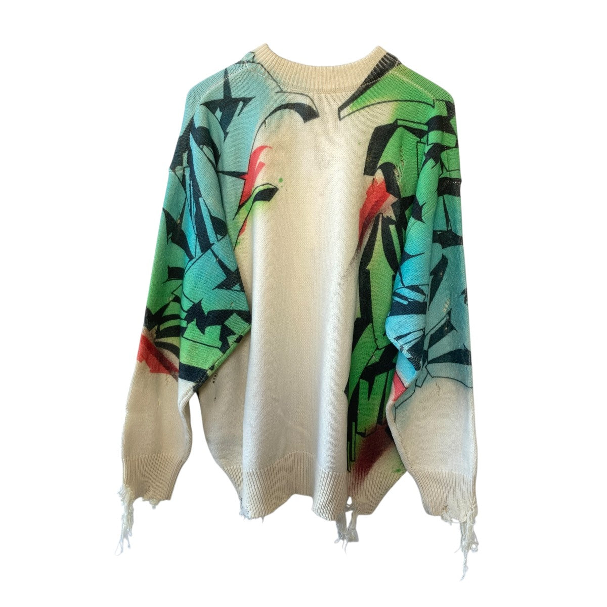 Children of the discordance 23SSPIECE PRINTED KNIT POニットセーターCOTDKN-661 古着・中古-2枚目のアイテム画像