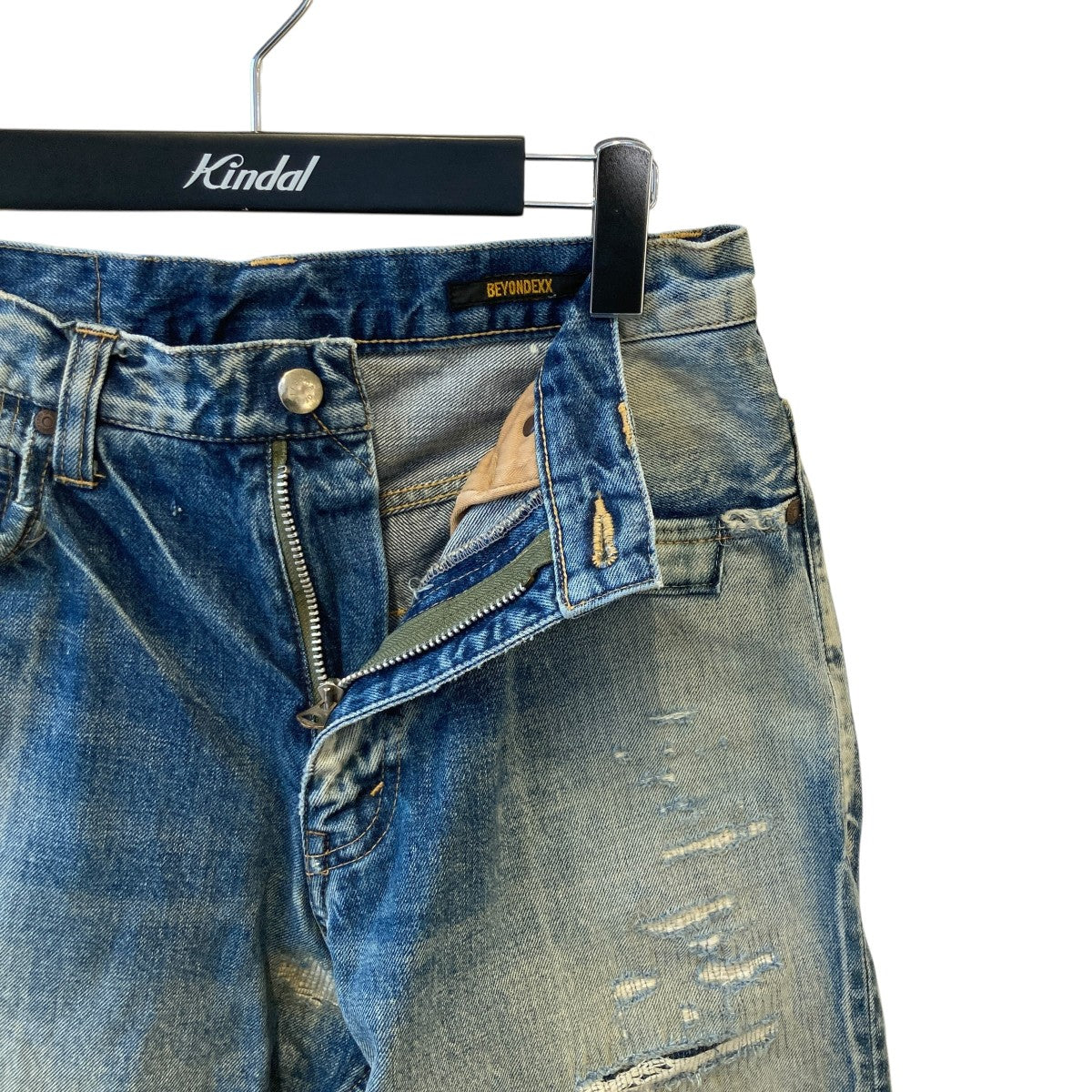 DAMEGED DENIM PANTSデニムパンツ