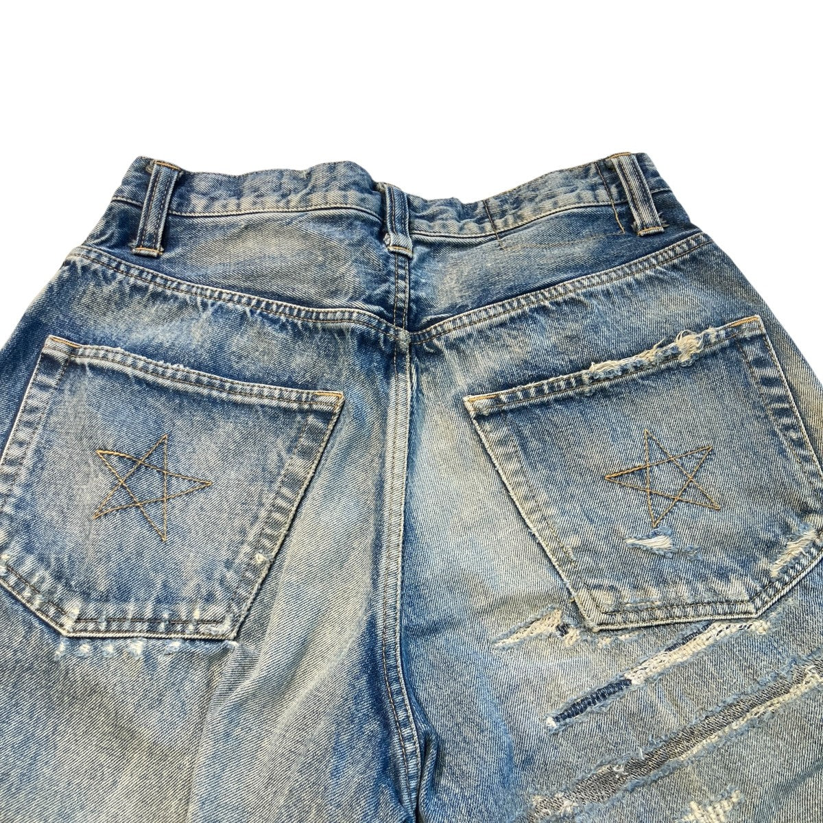DAMEGED DENIM PANTSデニムパンツ