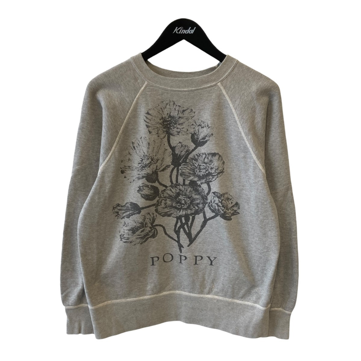 SAINT MICHAEL 24AWCREW SWEAT FLOWER POPPYトレーナーSM-YS1-0000-032 古着・中古-1枚目のアイテム画像