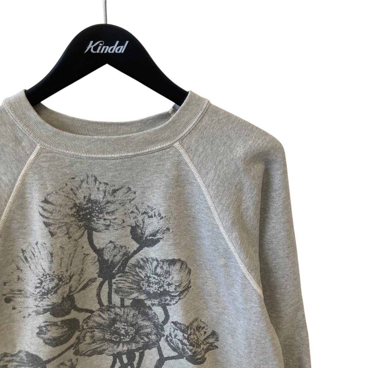 SAINT MICHAEL 24AWCREW SWEAT FLOWER POPPYトレーナーSM-YS1-0000-032 古着・中古-3枚目のアイテム画像