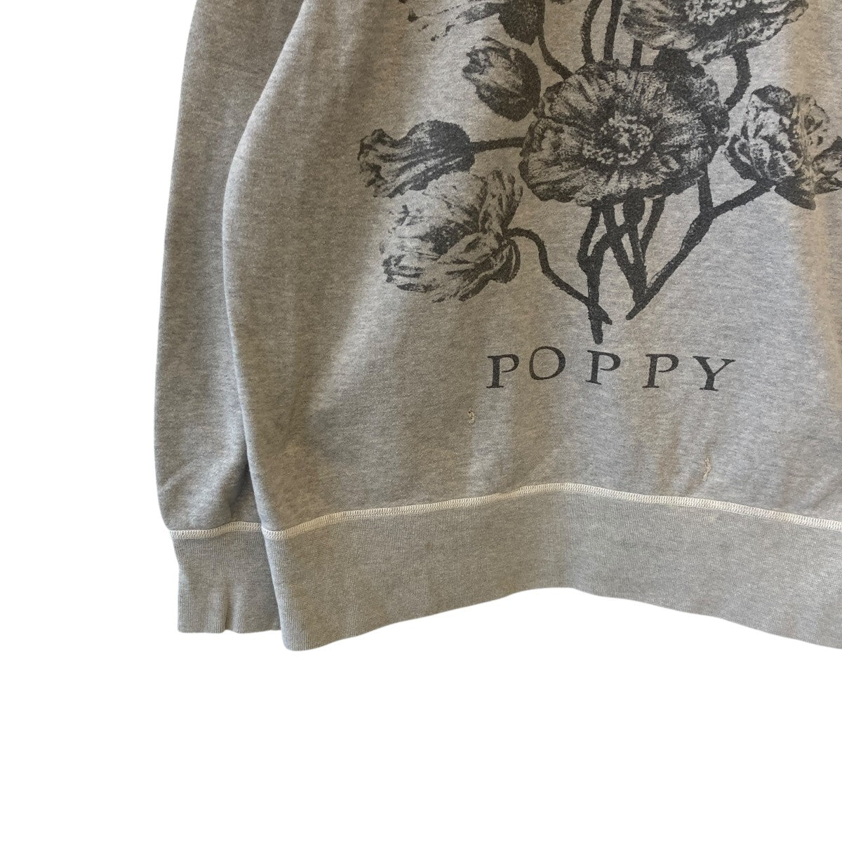 SAINT MICHAEL 24AWCREW SWEAT FLOWER POPPYトレーナーSM-YS1-0000-032 古着・中古-4枚目のアイテム画像