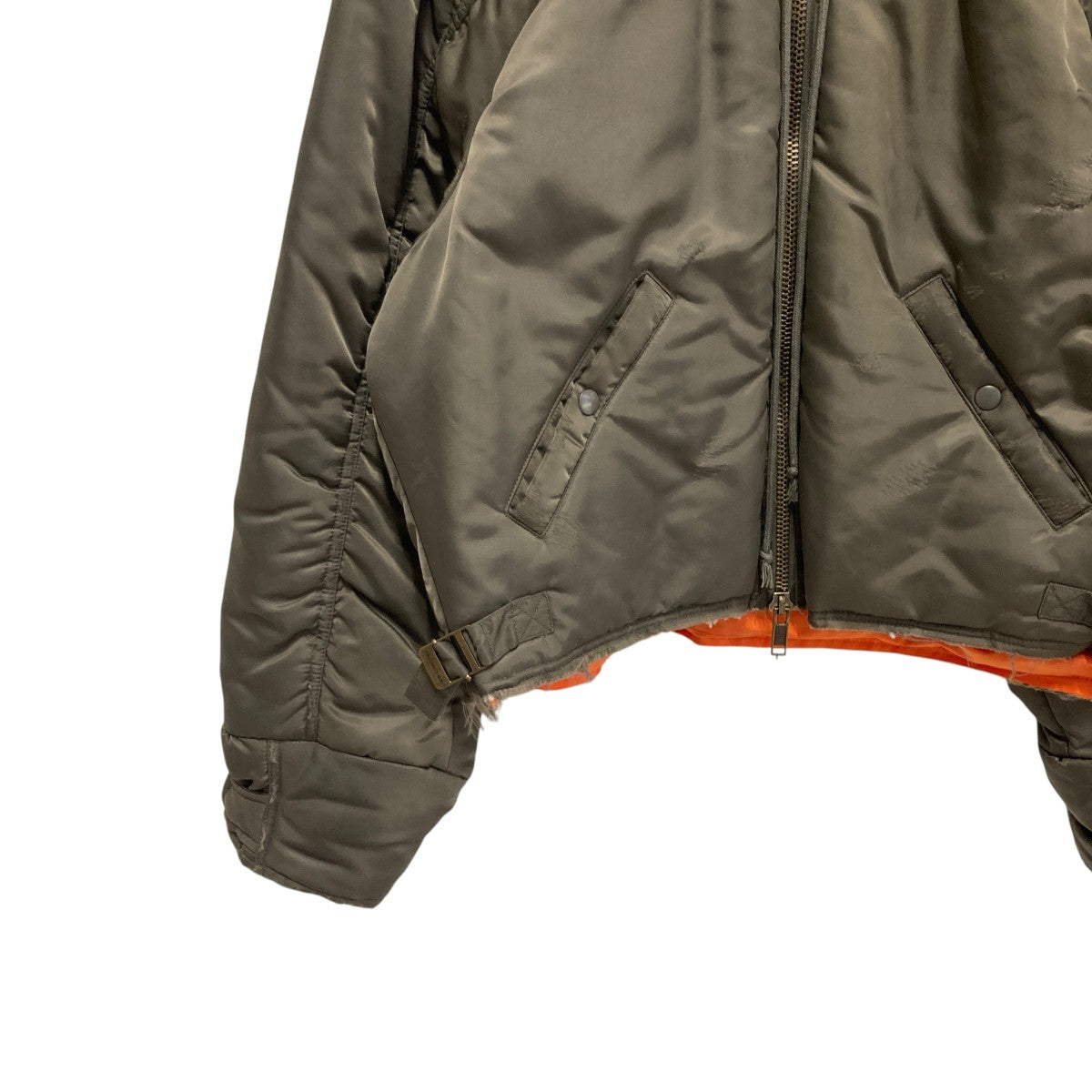 24AWRECONSTRUCTED BOMBER JACKETMA-1ジャケットPG24FWMO08KHA13