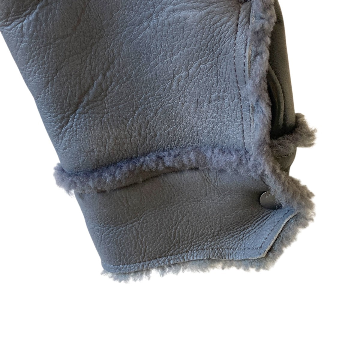 SHEARLING SNAP FRONT JACKETムートンジャケット