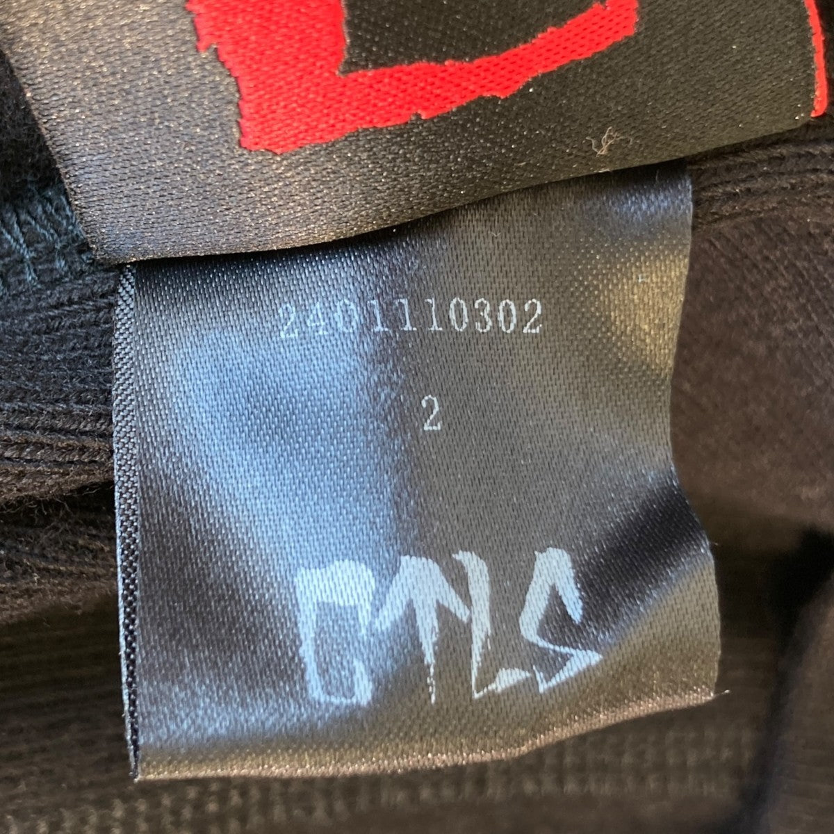 24AWロゴ刺繍プルオーバーフーディ2401110302