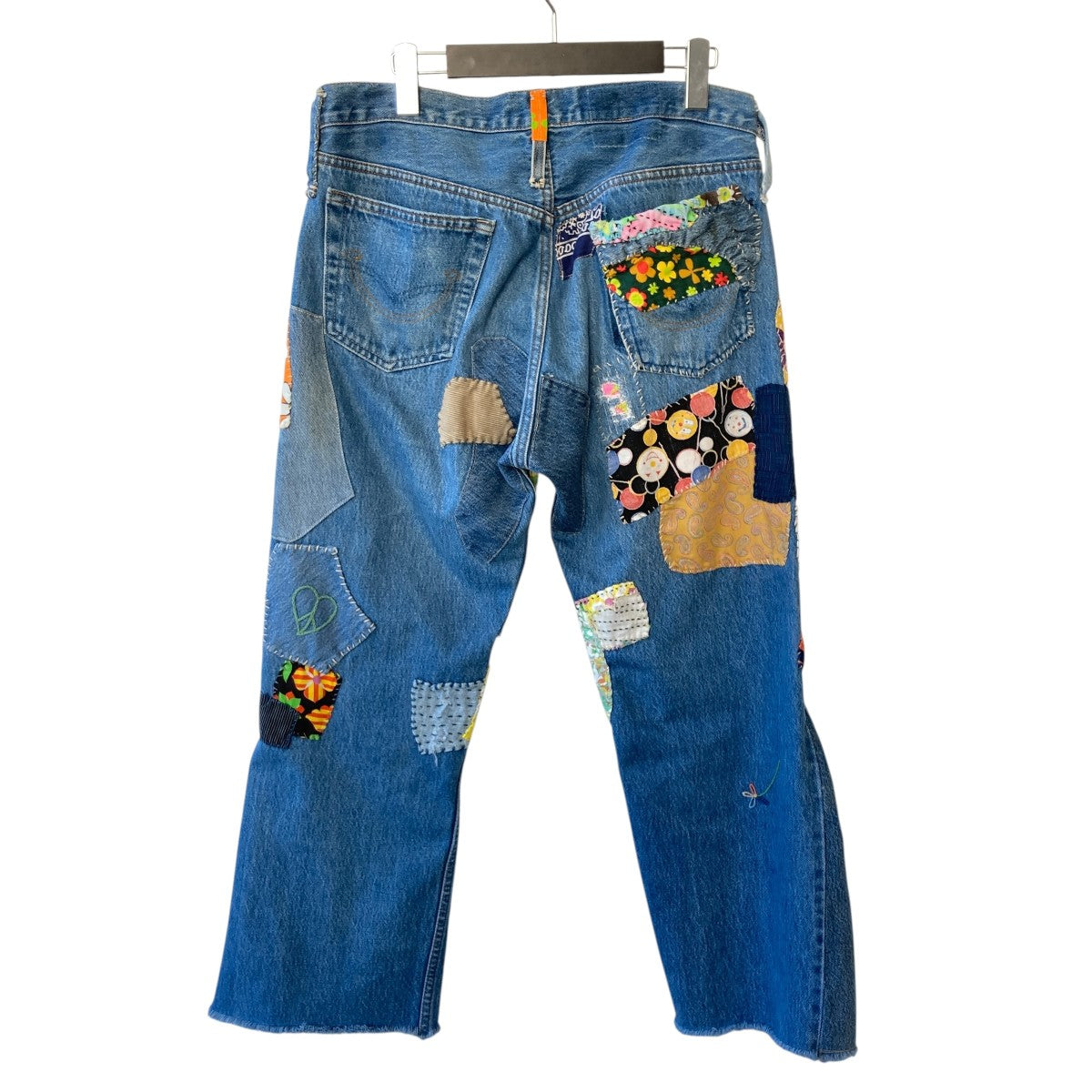 READYMADE HIPPIE DENIM BLUEアップサイクルジーンズ デニムパンツRE-CO-BL-00-00-270 古着・中古-2枚目のアイテム画像
