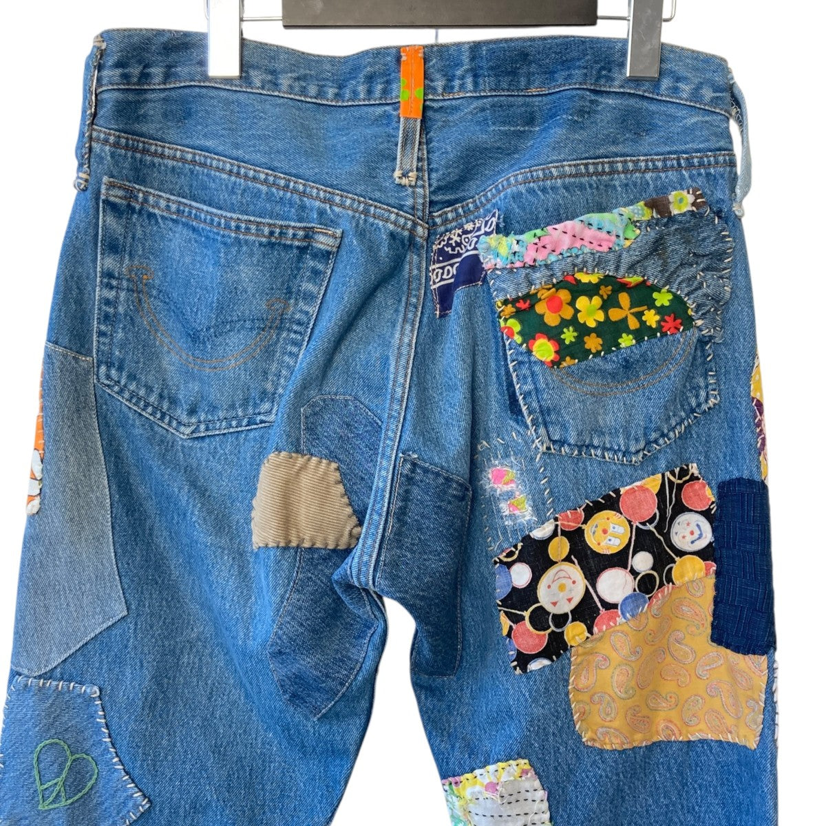 READYMADE HIPPIE DENIM BLUEアップサイクルジーンズ デニムパンツRE-CO-BL-00-00-270 古着・中古-4枚目のアイテム画像