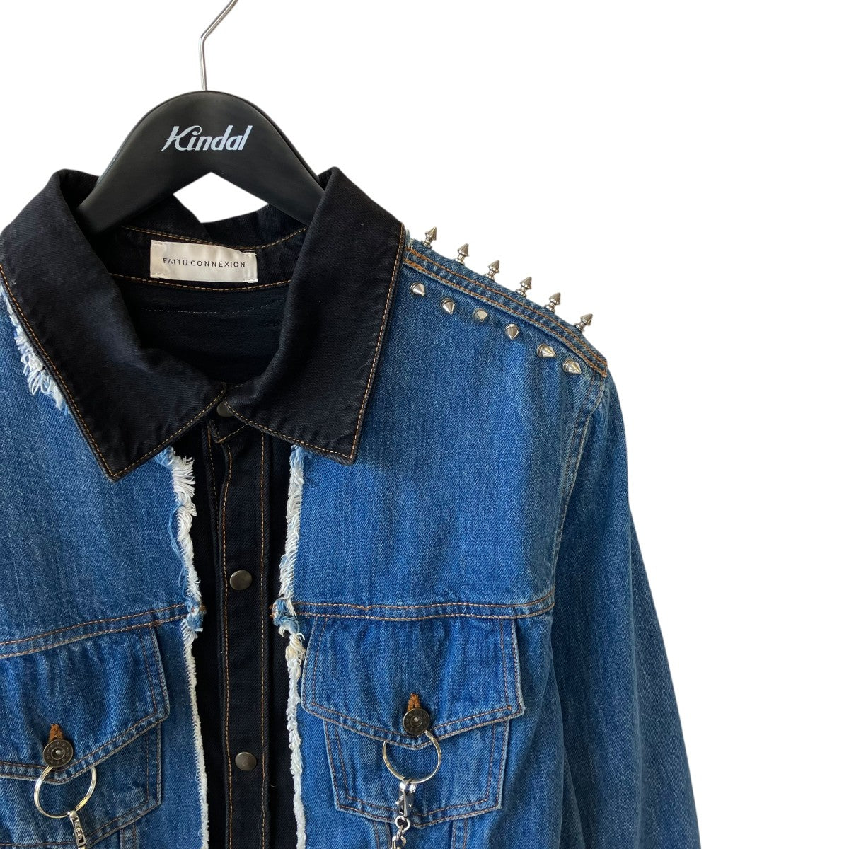FAITH CONNEXION(フェイスコネクション) STUDDED DENIM JACKETデニム