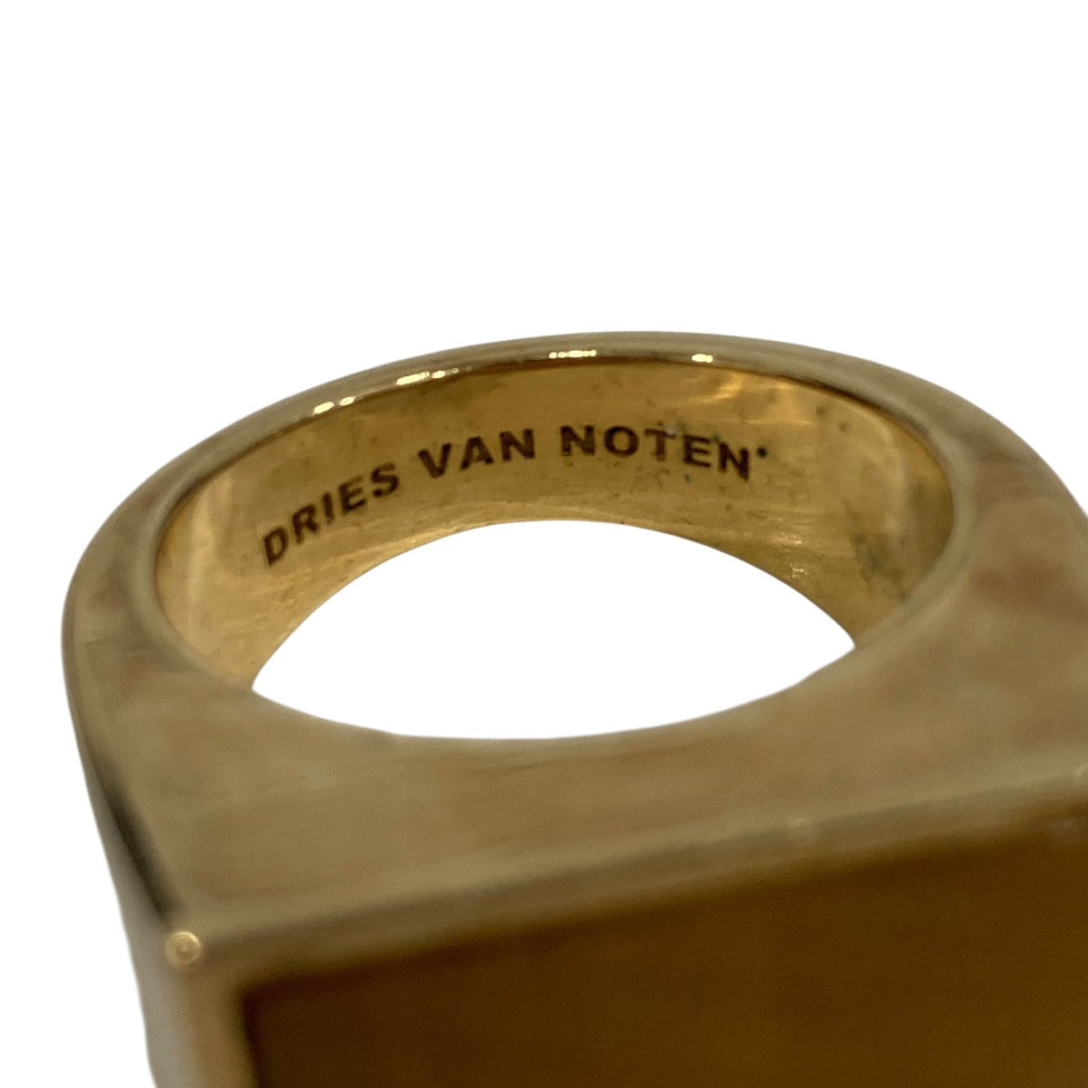 DRIES VAN NOTEN スクエアリングリング 古着・中古-5枚目のアイテム画像