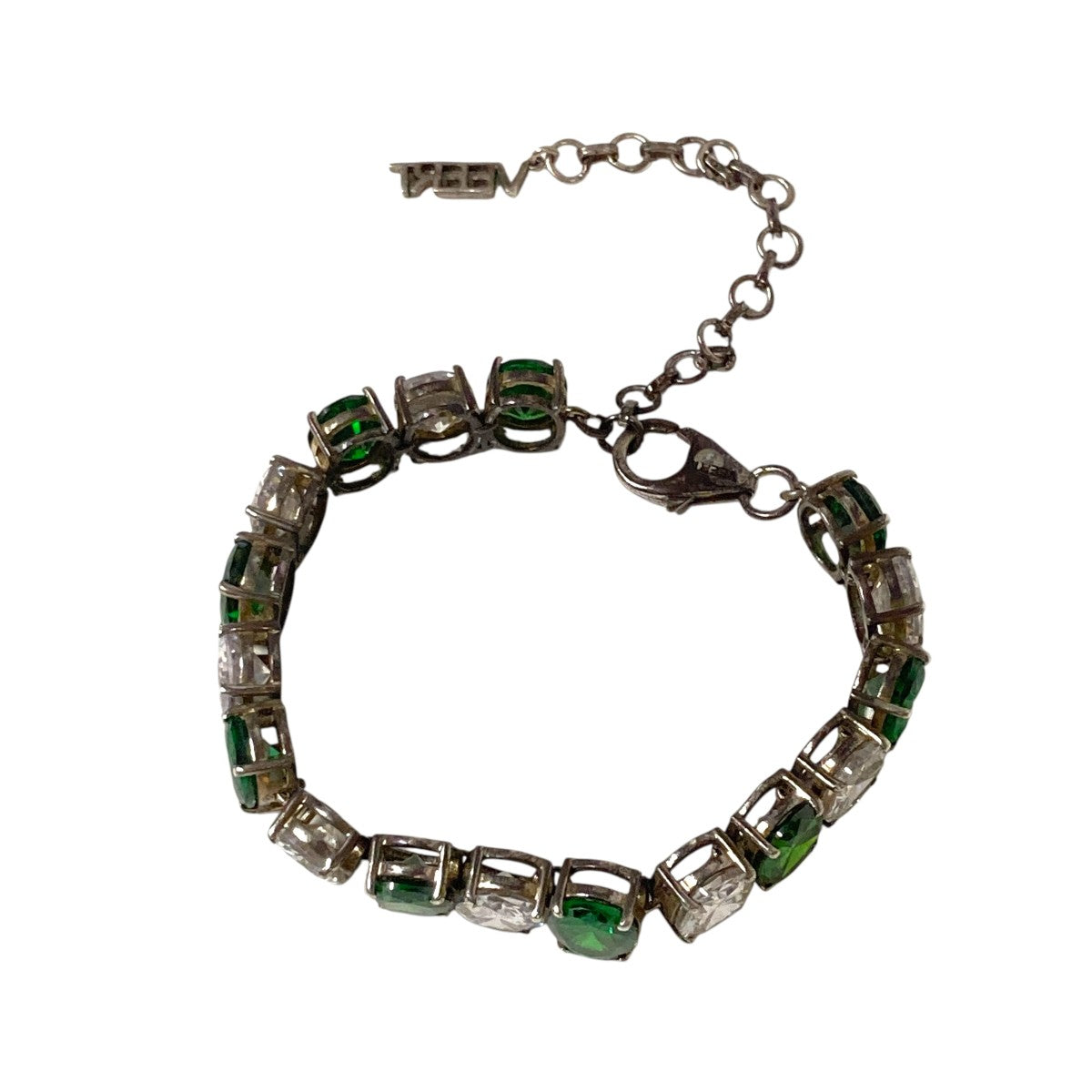 THE Clear and Green Tennis Braceletブレスレット