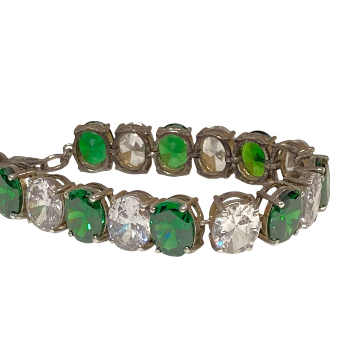 THE Clear and Green Tennis Braceletブレスレット