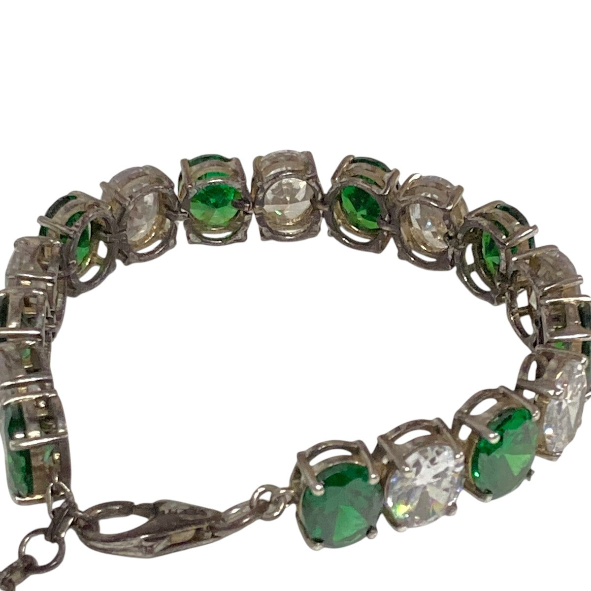THE Clear and Green Tennis Braceletブレスレット