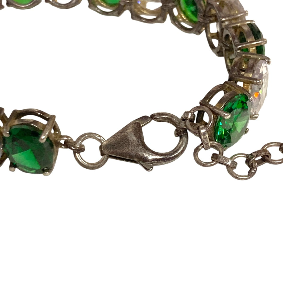 THE Clear and Green Tennis Braceletブレスレット