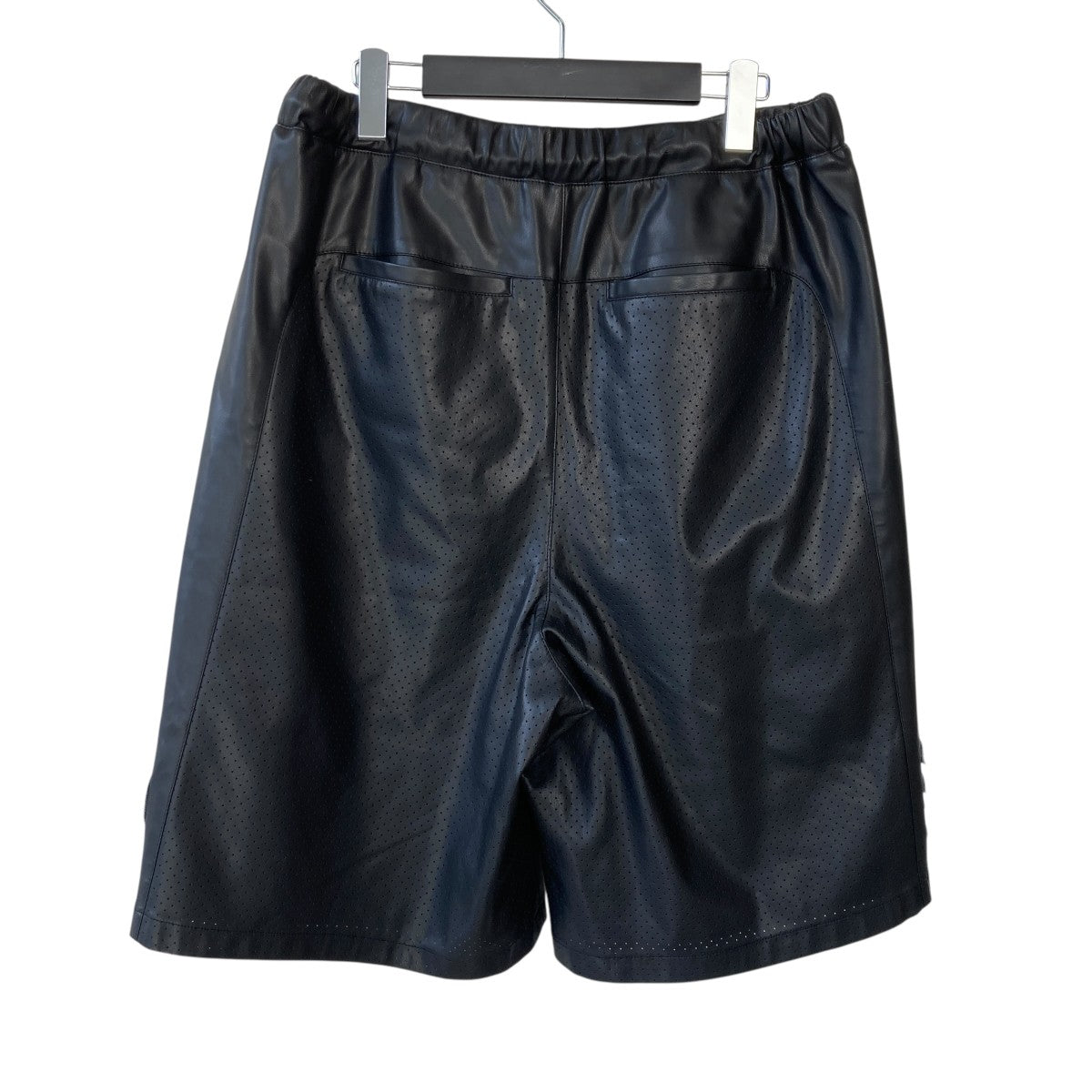 【新品】BREATH ブレス BADHOP レザーショーツ L BREATH(ブレス) 24SSFAUX LEATHER SHORTSフェイクレザーショーツbr24ss