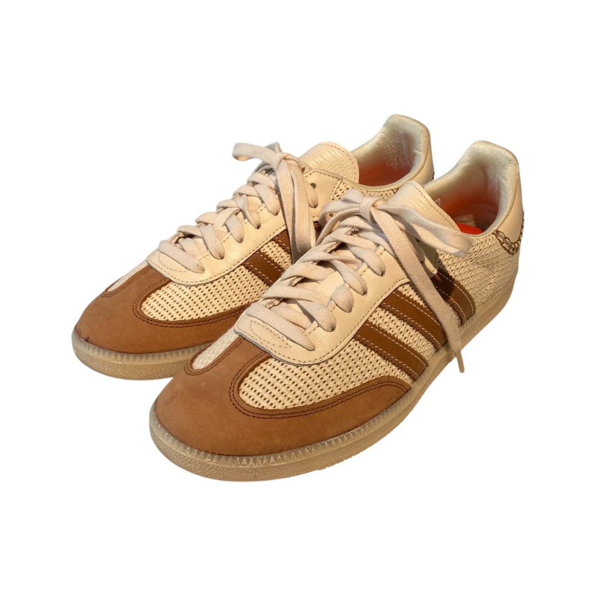 adidas Wales Bonner Samba Cream WhiteスニーカーFX7720 古着・中古-1枚目のアイテム画像
