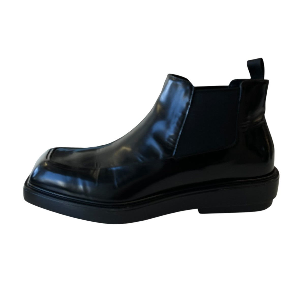 PRADA Brushed Leather Chelsea Bootsサイドゴアレザーブーツ2TG222 古着・中古-2枚目のアイテム画像