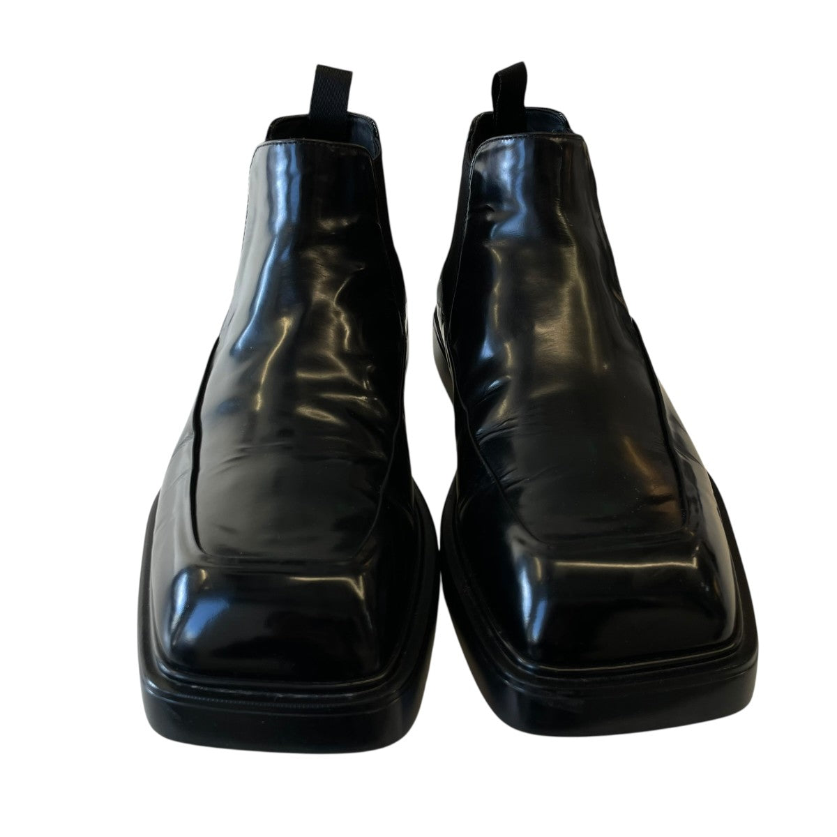 PRADA Brushed Leather Chelsea Bootsサイドゴアレザーブーツ2TG222 古着・中古-3枚目のアイテム画像