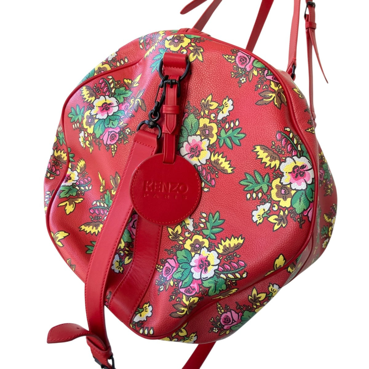 KENZO(ケンゾー) 花柄ボストンバッグ レッド｜【公式】カインドオル