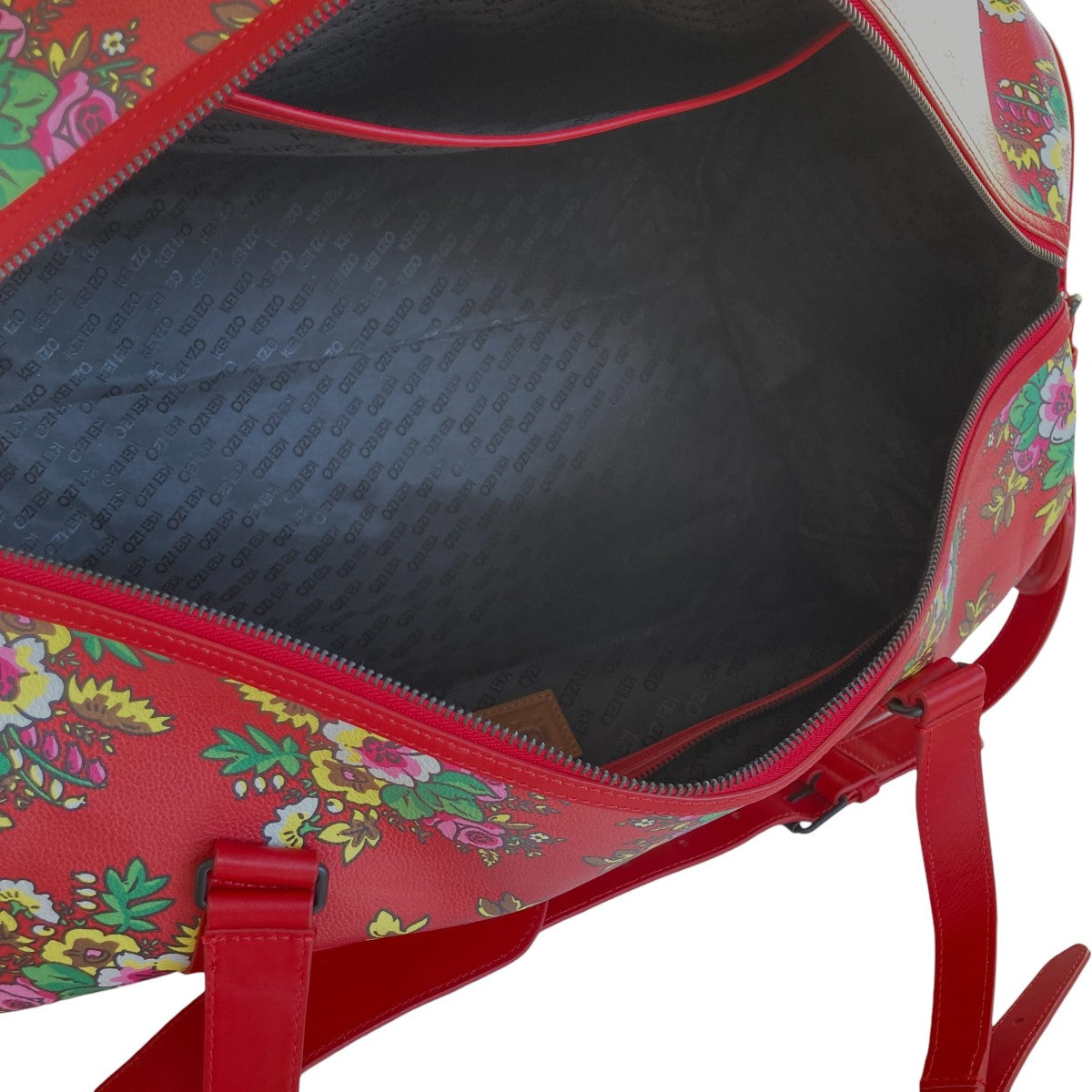 KENZO(ケンゾー) 花柄ボストンバッグ レッド｜【公式】カインドオル