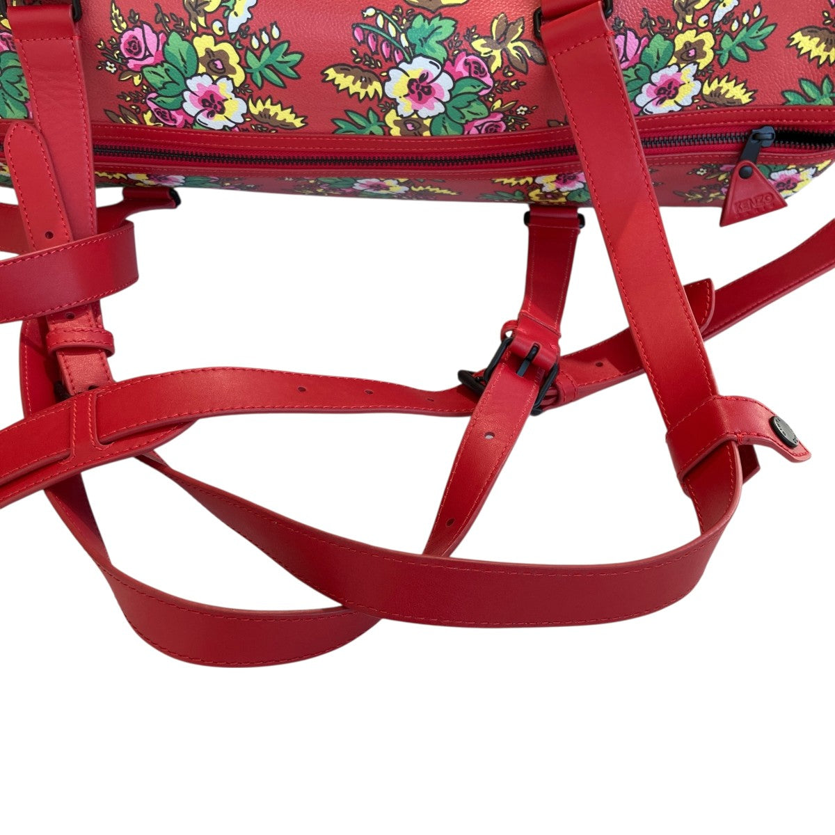 KENZO(ケンゾー) 花柄ボストンバッグ レッド｜【公式】カインドオル