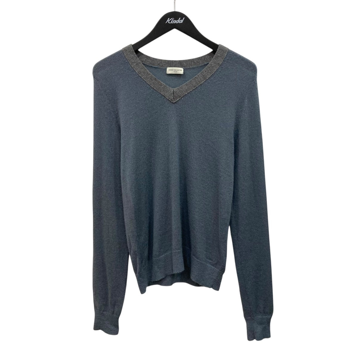 DRIES VAN NOTEN Vネックニット 古着・中古-1枚目のアイテム画像