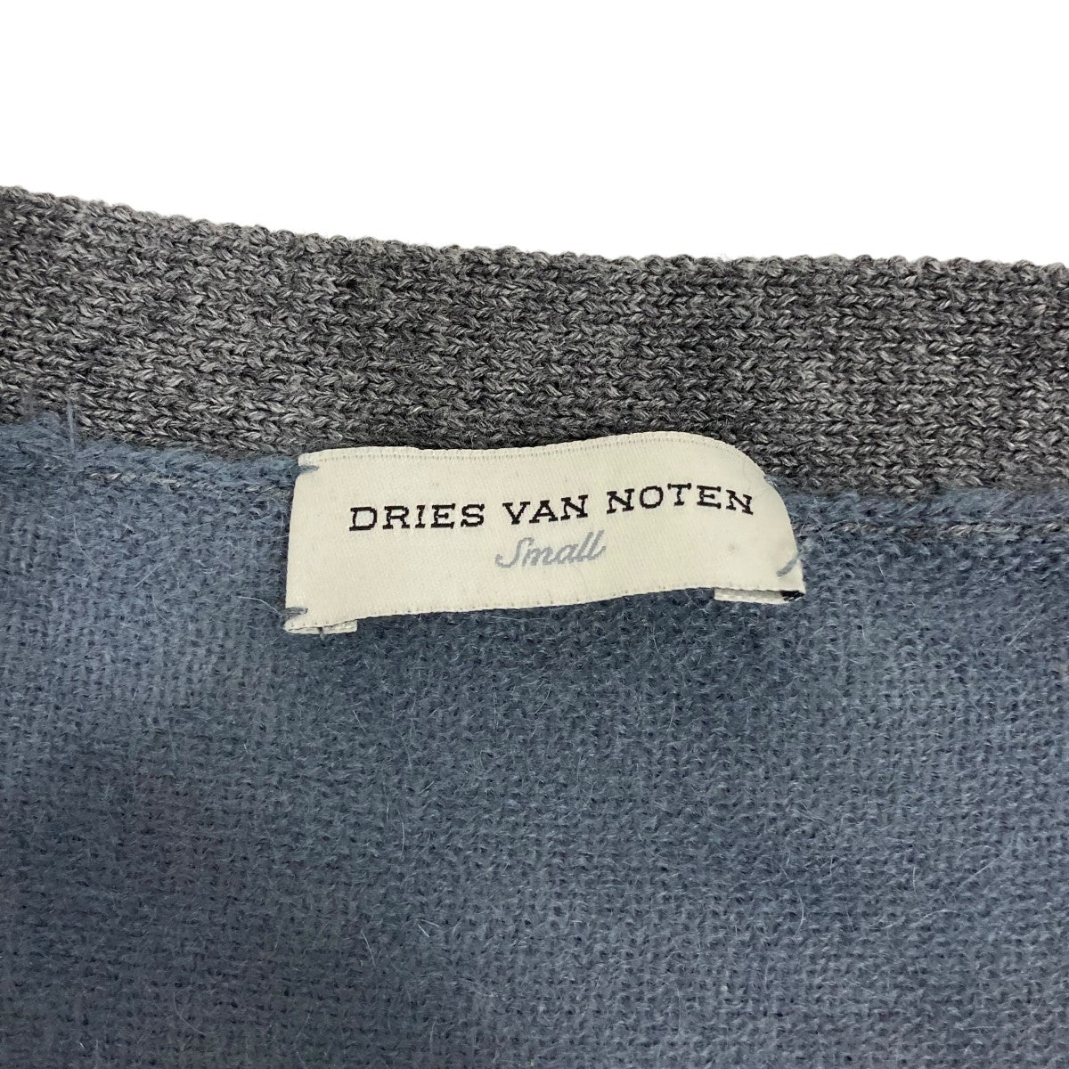DRIES VAN NOTEN Vネックニット 古着・中古-6枚目のアイテム画像